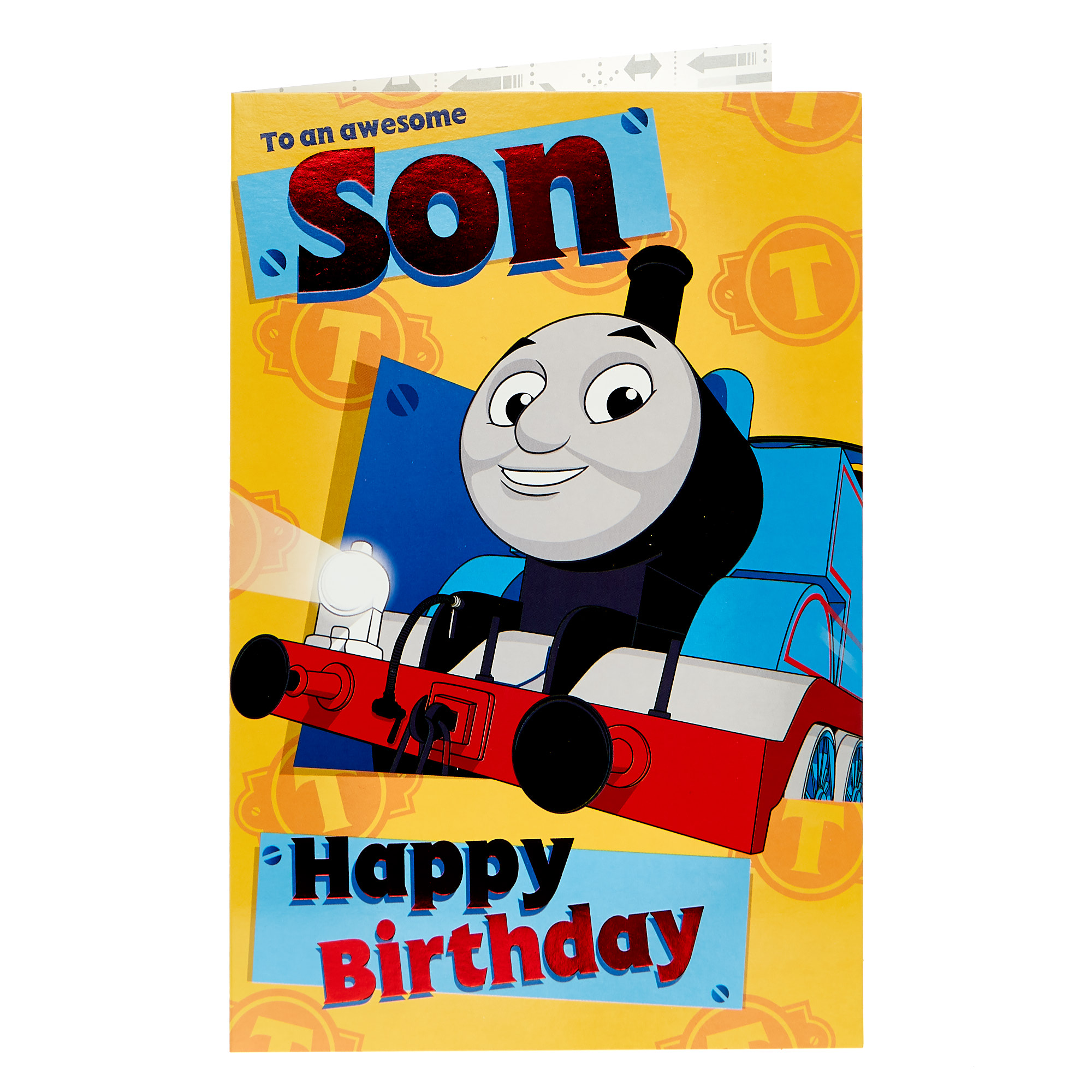 Thomas & Friends Birthday Card - Son