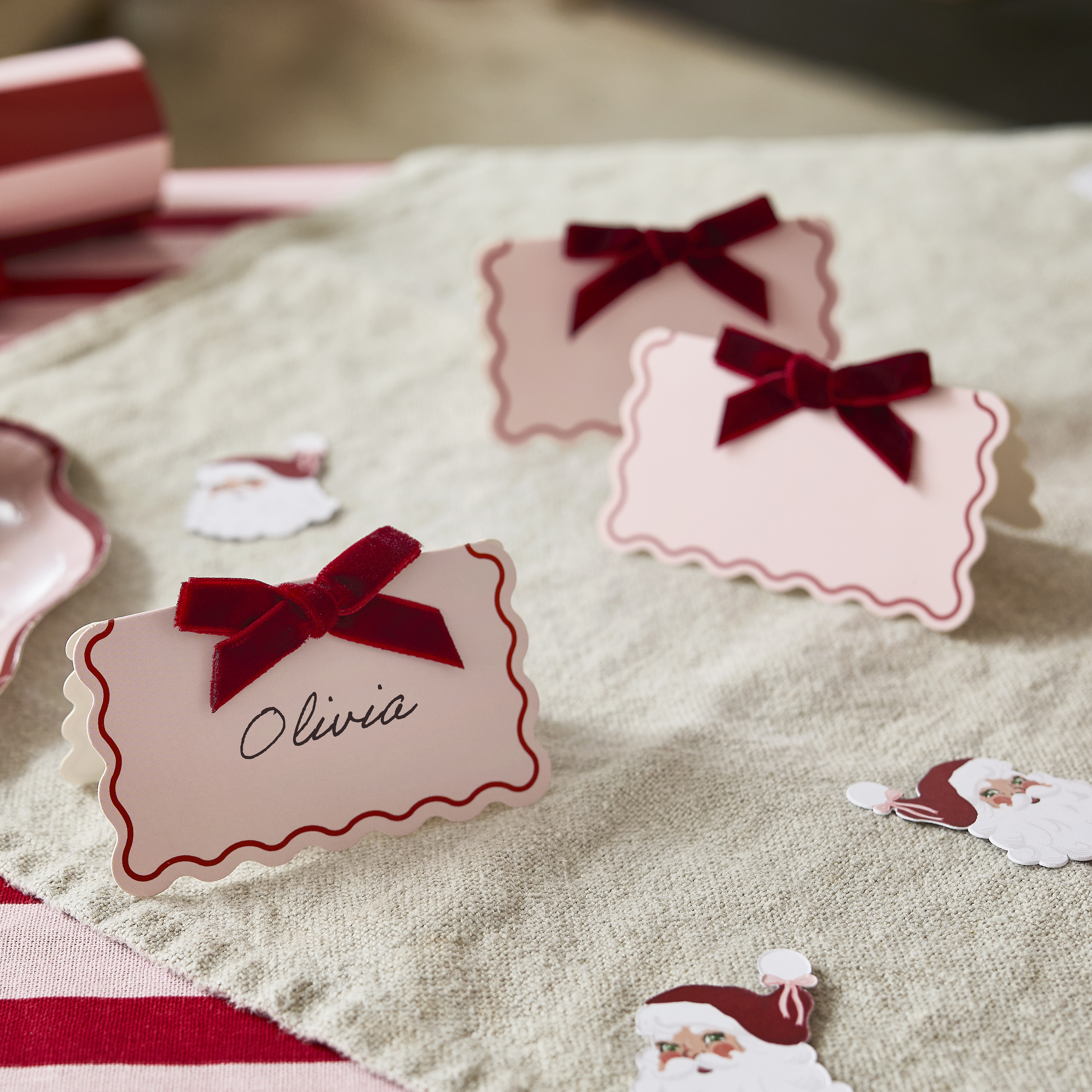 Bow Place Cards - Pack of 10