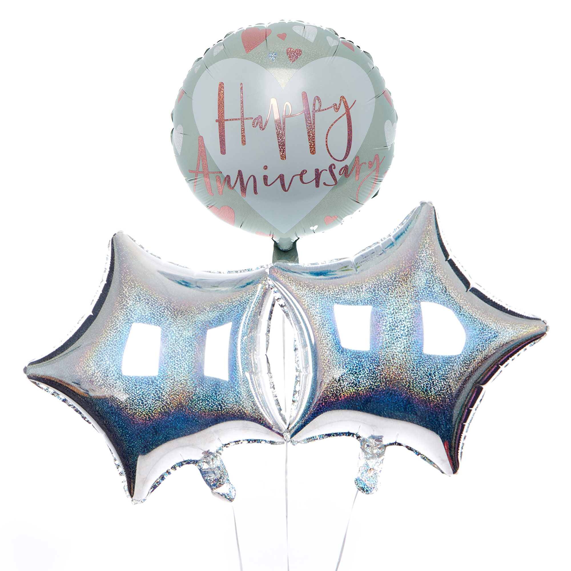 Happy Anniversary Balloon Bouquet - DELIVERED INFLATED!