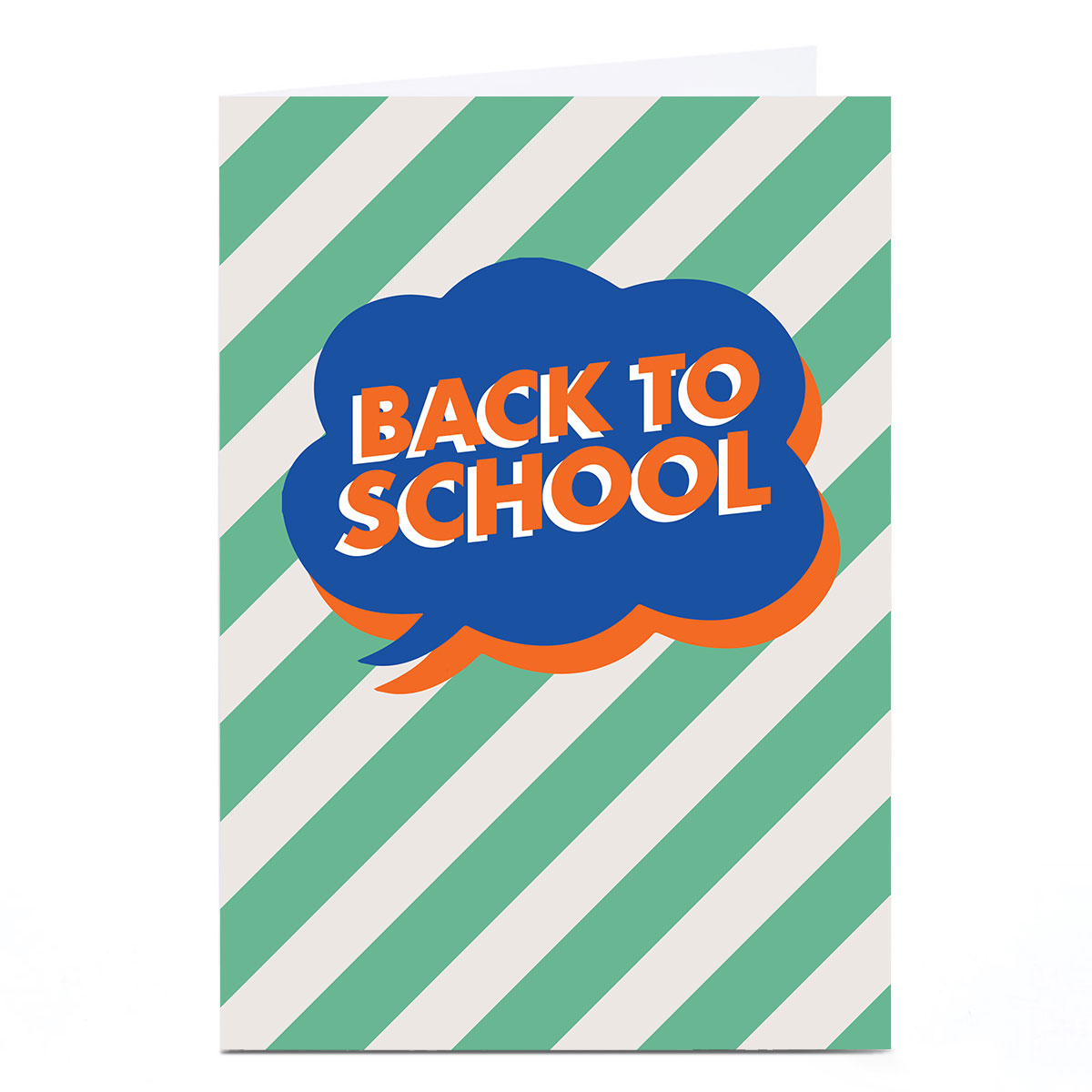 Personalised Back To School Card - Back To School Speech Bubble