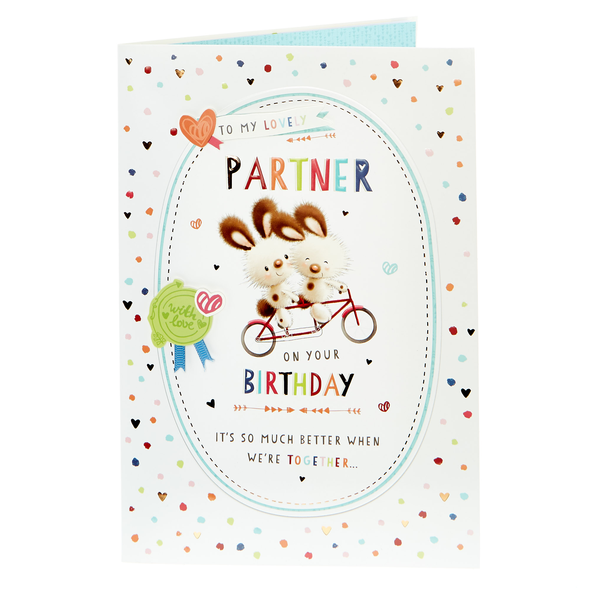 Birthday Card - To My Lovely Partner
