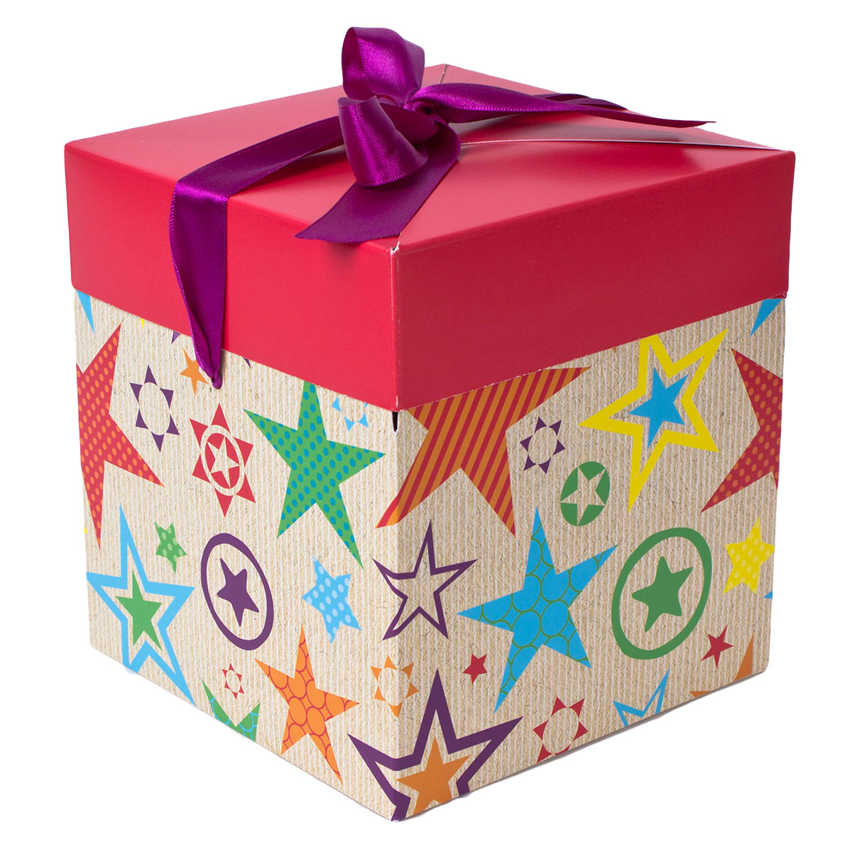 Buy luxury gift box large square flat packed for gbp 0 99 card