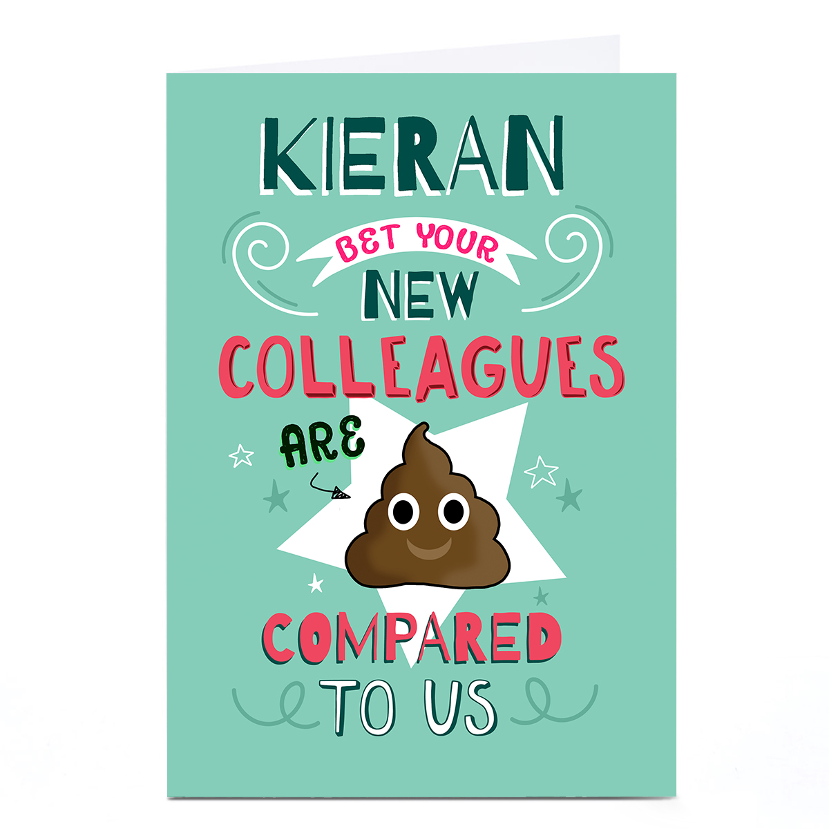 Personalised New Job Card - New Colleagues