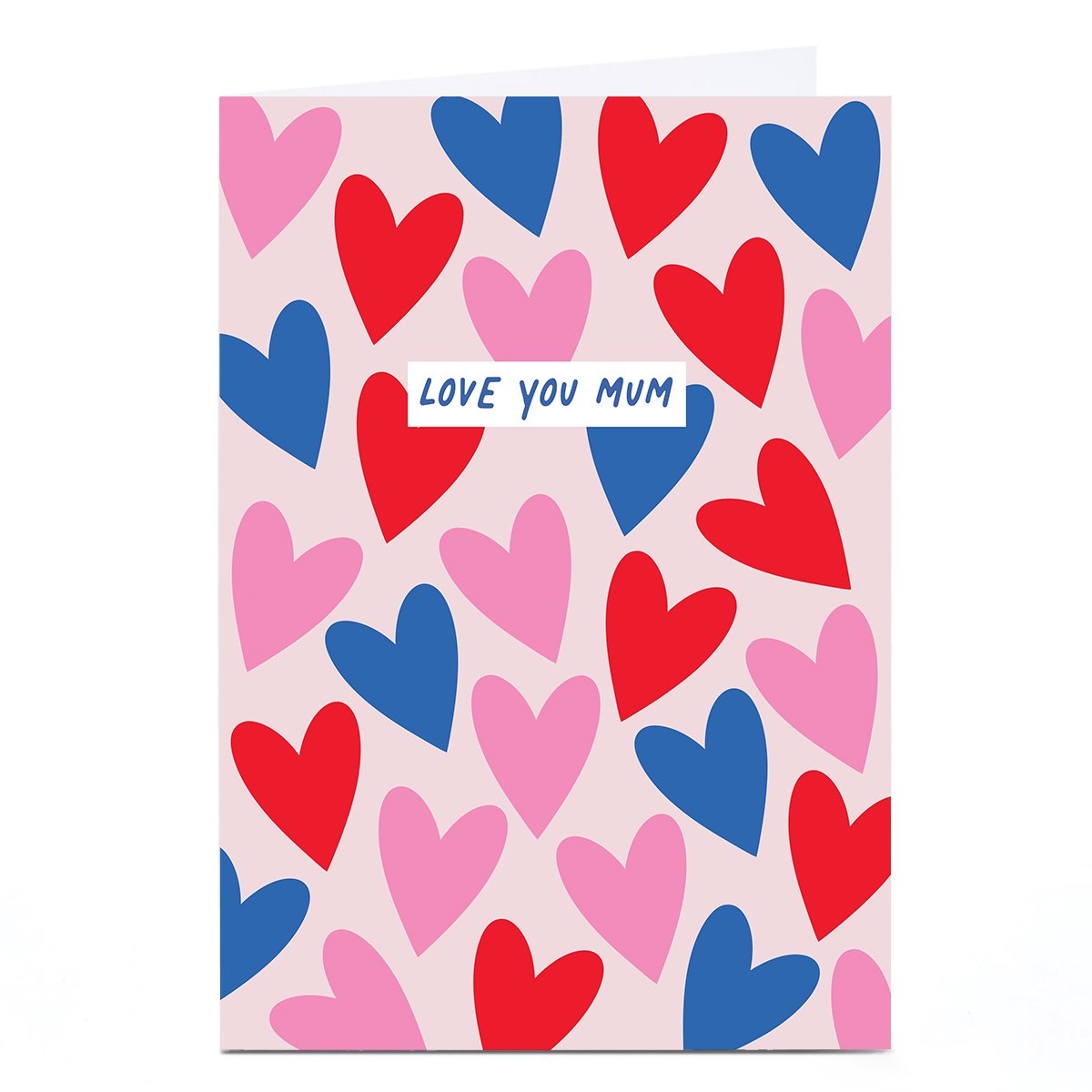 Mother's Day Card - Love You Mum Hearts