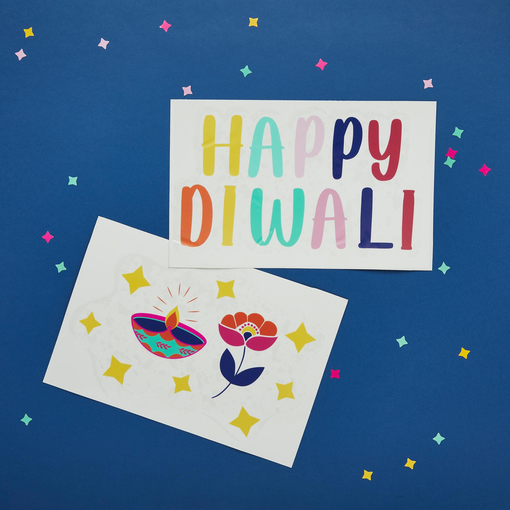 Diwali Window Clings - Pack of 2