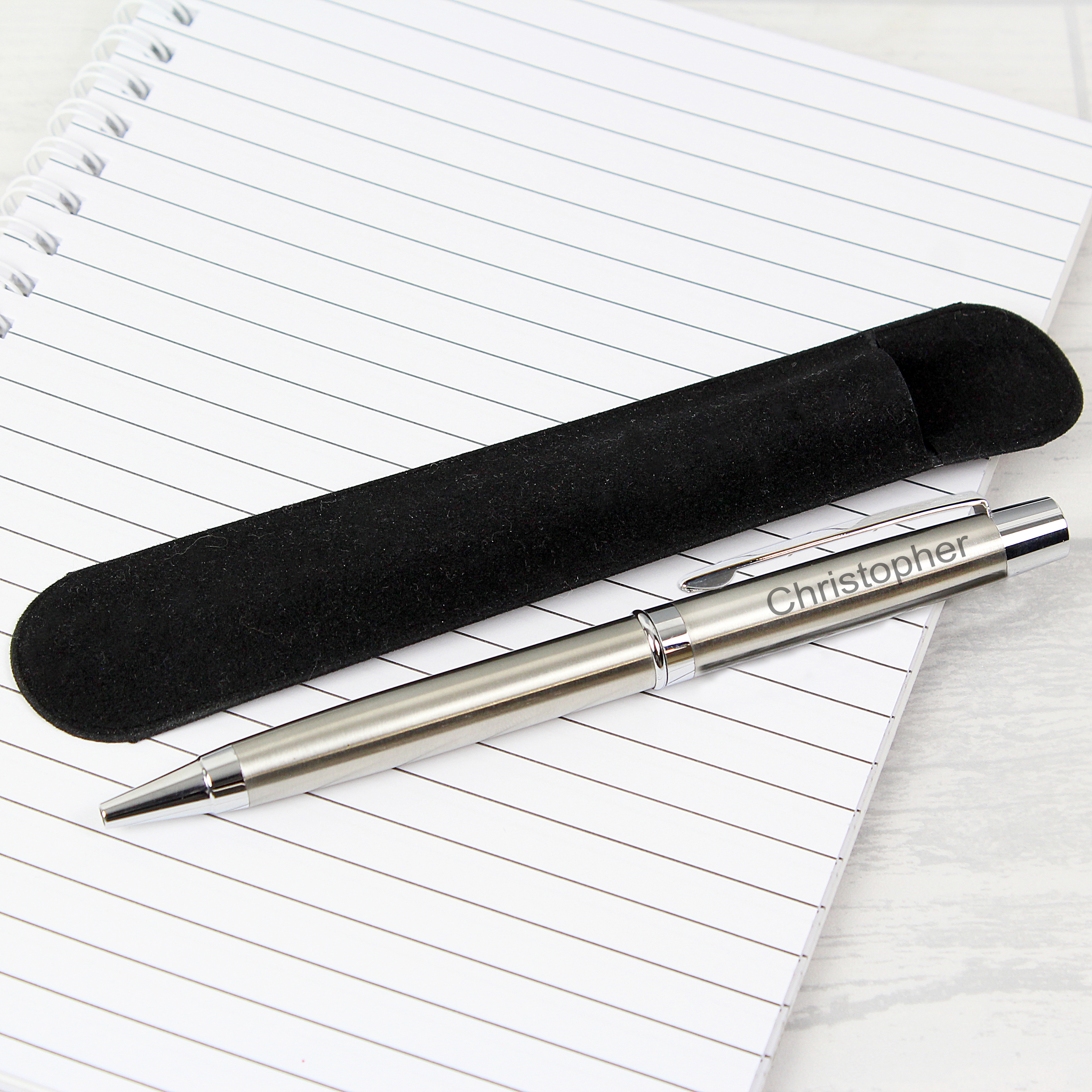 Personalised Classic Pen & Pouch Set
