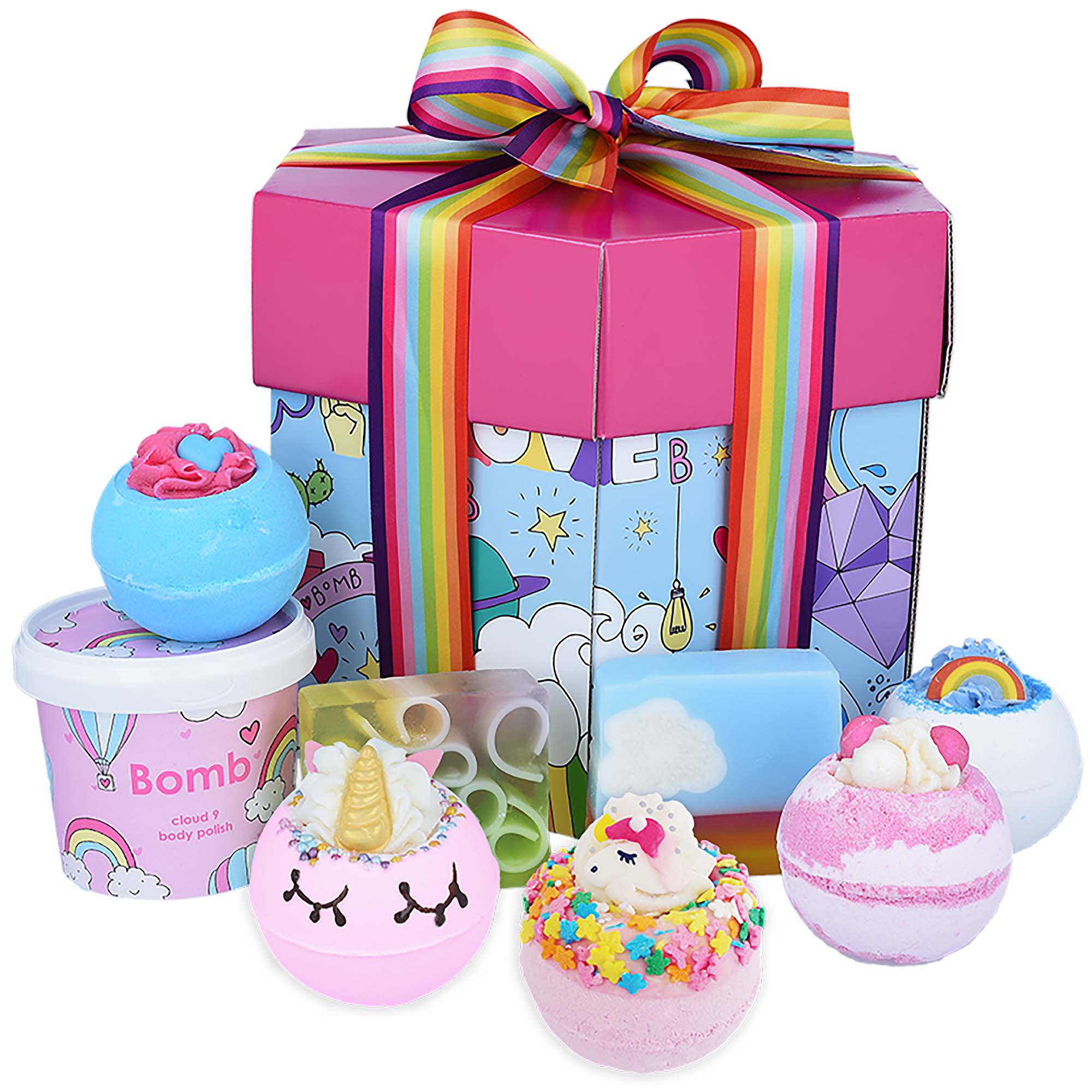 Bomb Cosmetics Unicorn Universe Hexagonal Gift Box