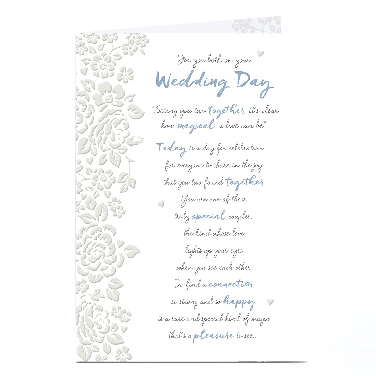 Wedding Card - Clear How Magical Live Can Be