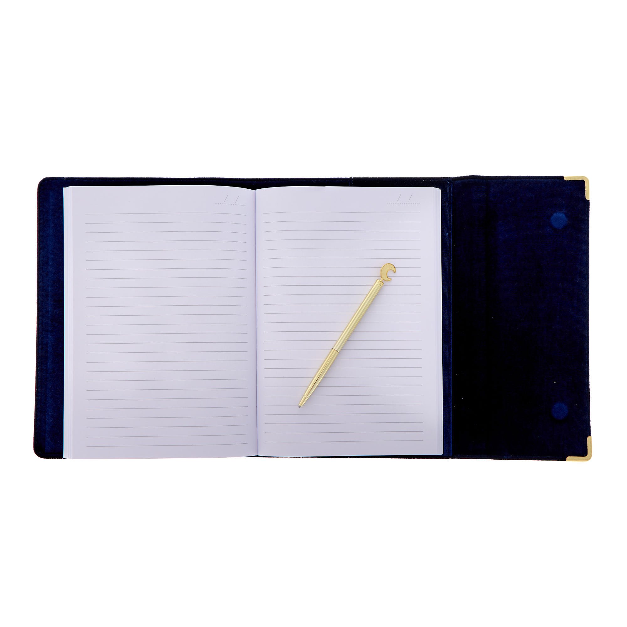 Star Notebook & Pen With Fabric Pouch