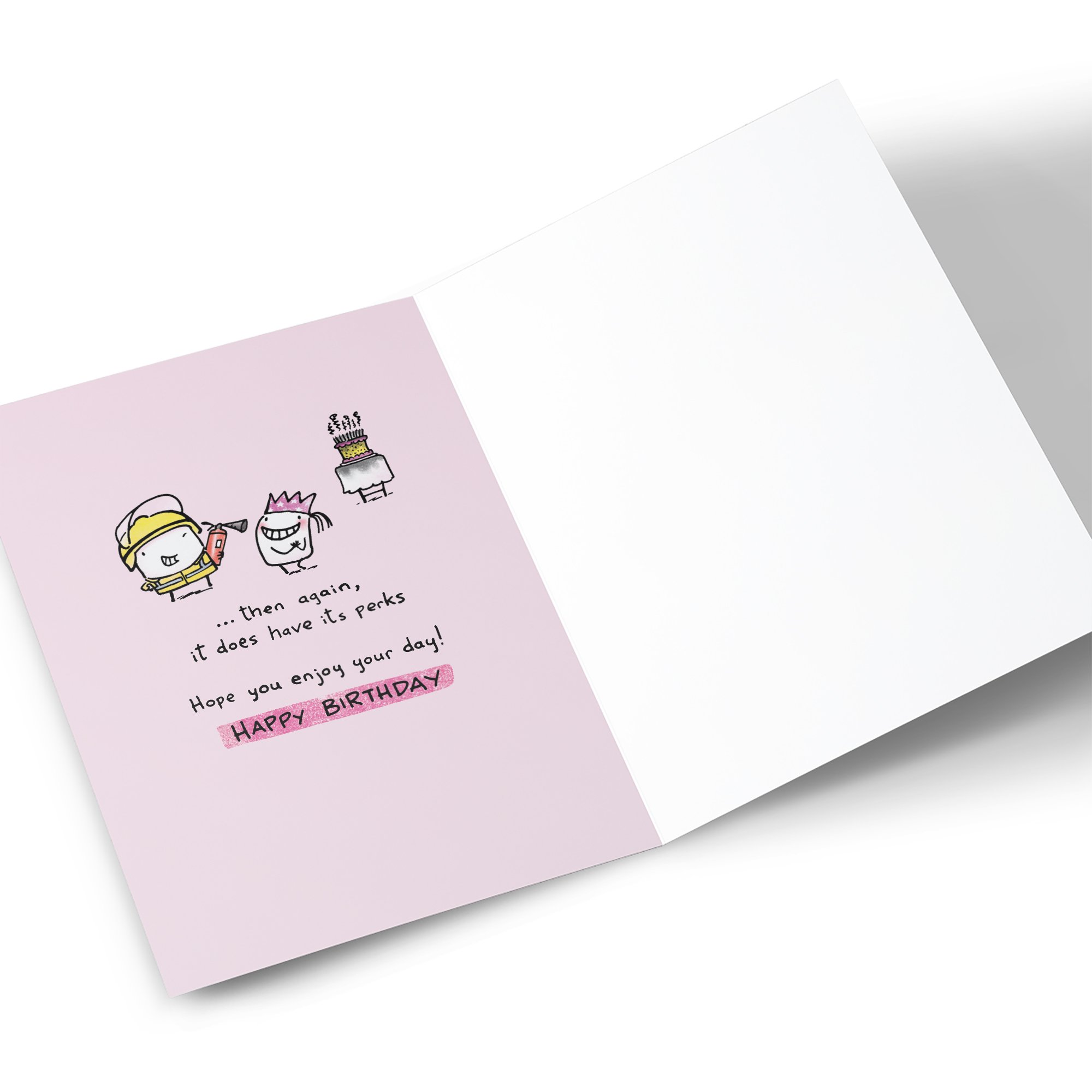 Personalised Birthday Card - Candle Inferno, Mum