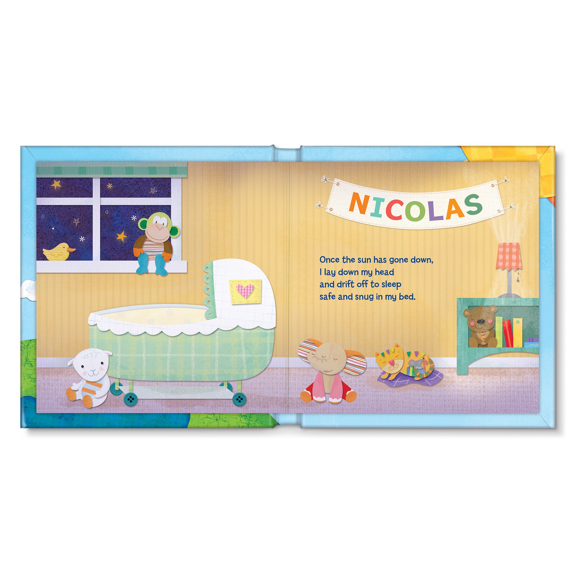 Hello World! Personalised Blue Storybook