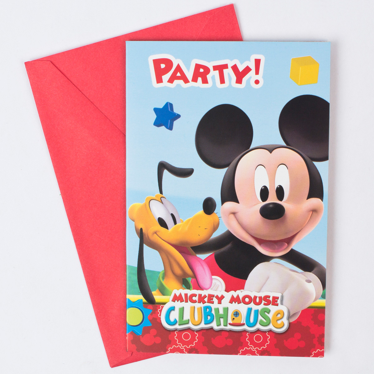 Disney Mickey Mouse Clubhouse Party Invitations - Pack Of 6