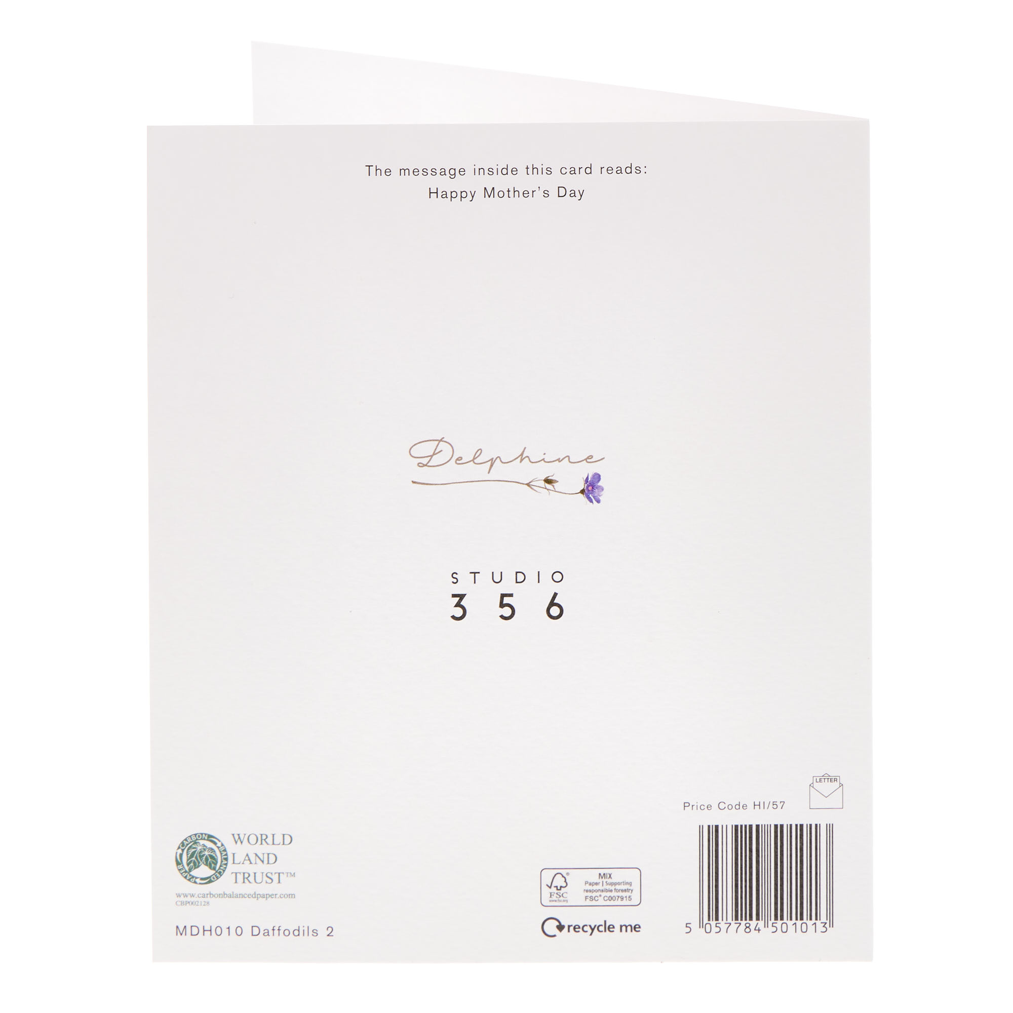 Any Recipient Daffodils Mother's Day Card