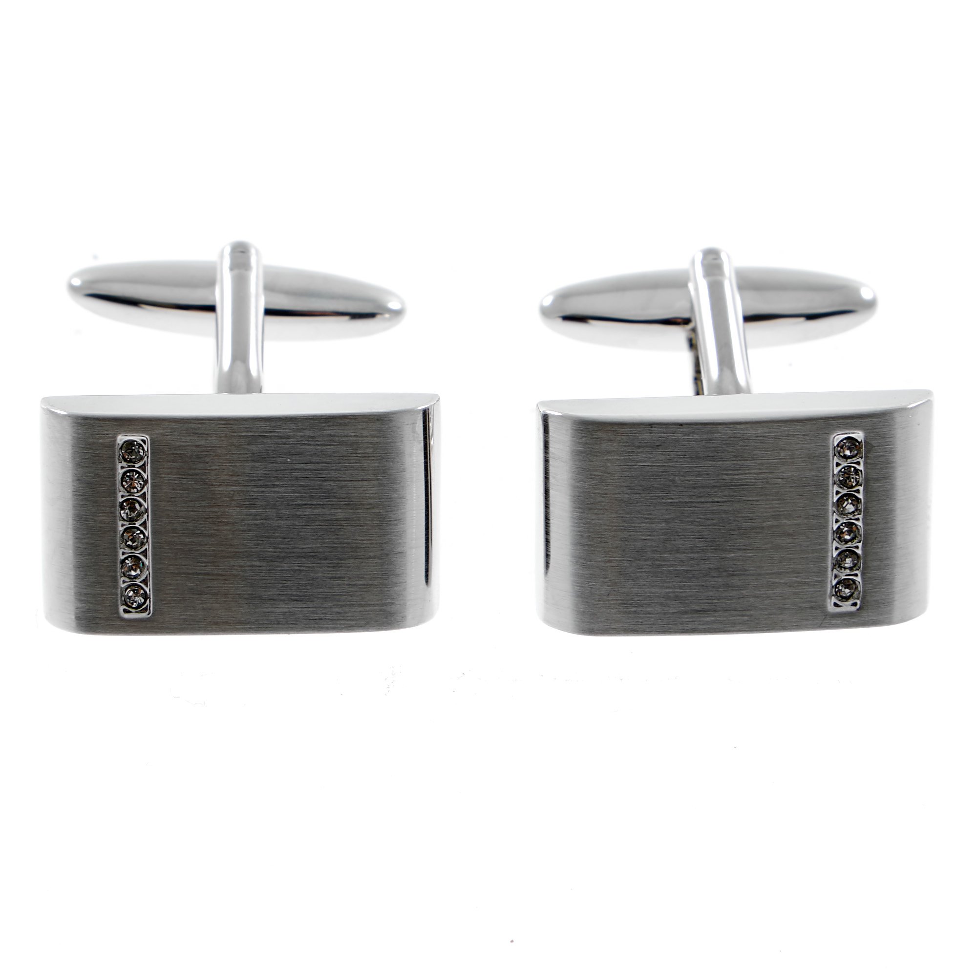 Cufflinks with Diamante Crystals