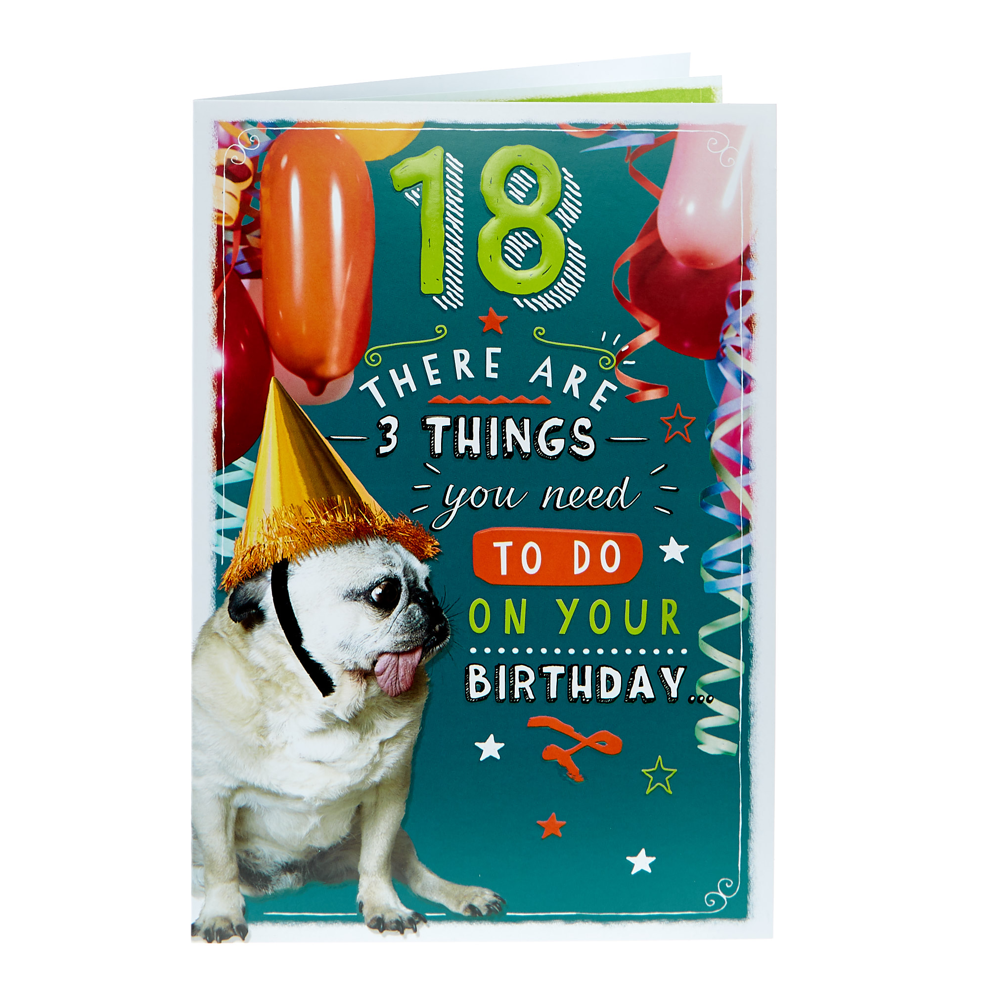 18th Birthday Card - 3 Things You Need To Do...