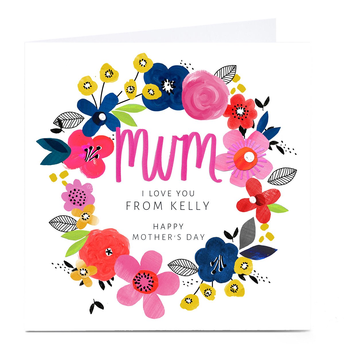 Personalised Kerry Spurling Mother's Day Card - Mum