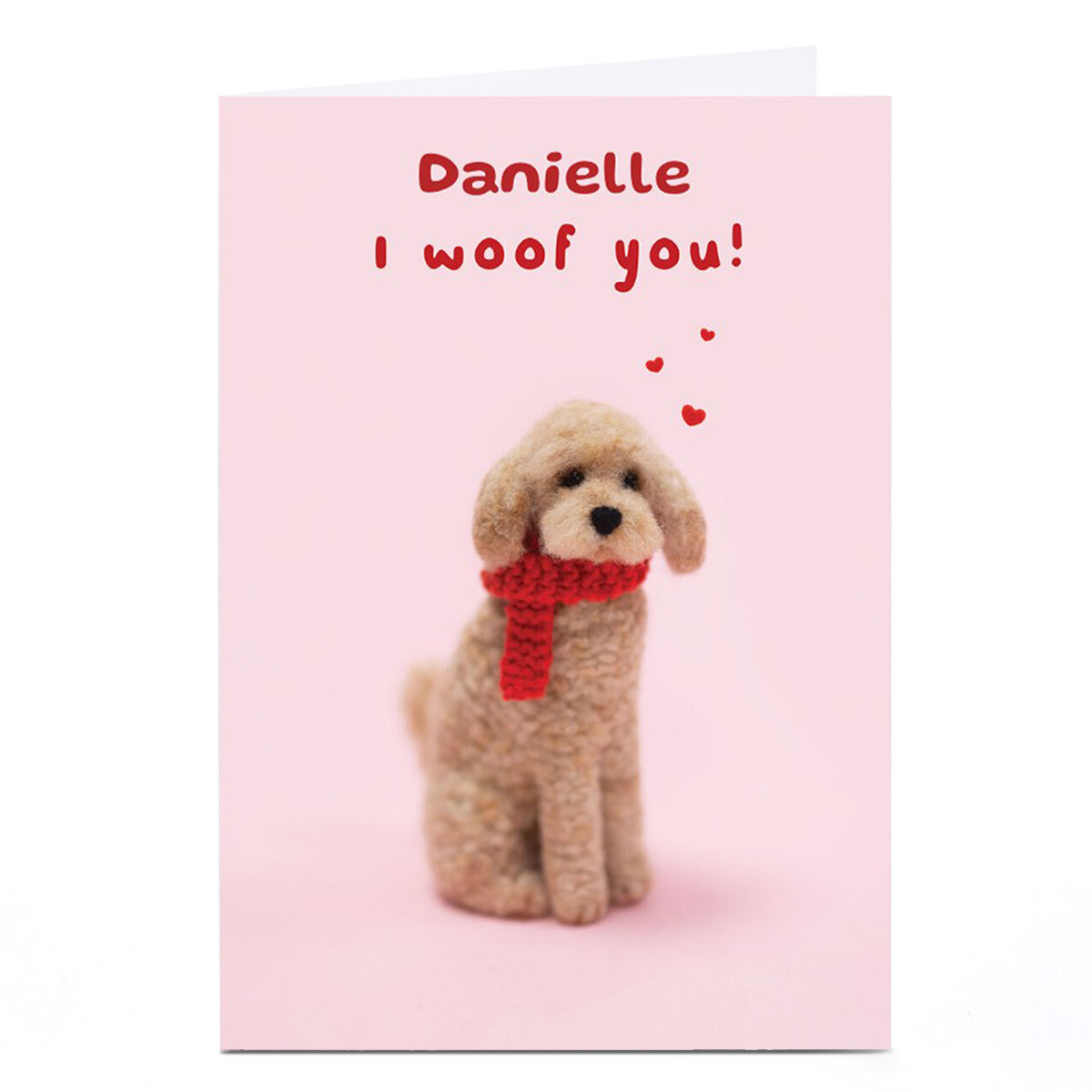 Personalised Lemon and Sugar Valentine's Day Card - Woof You