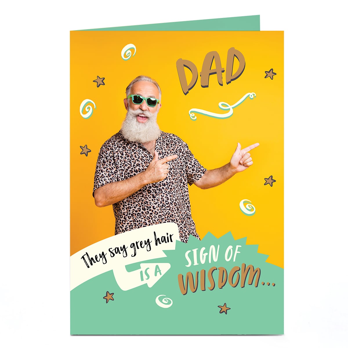 Birthday Card - A Sign of Wisdom, Dad