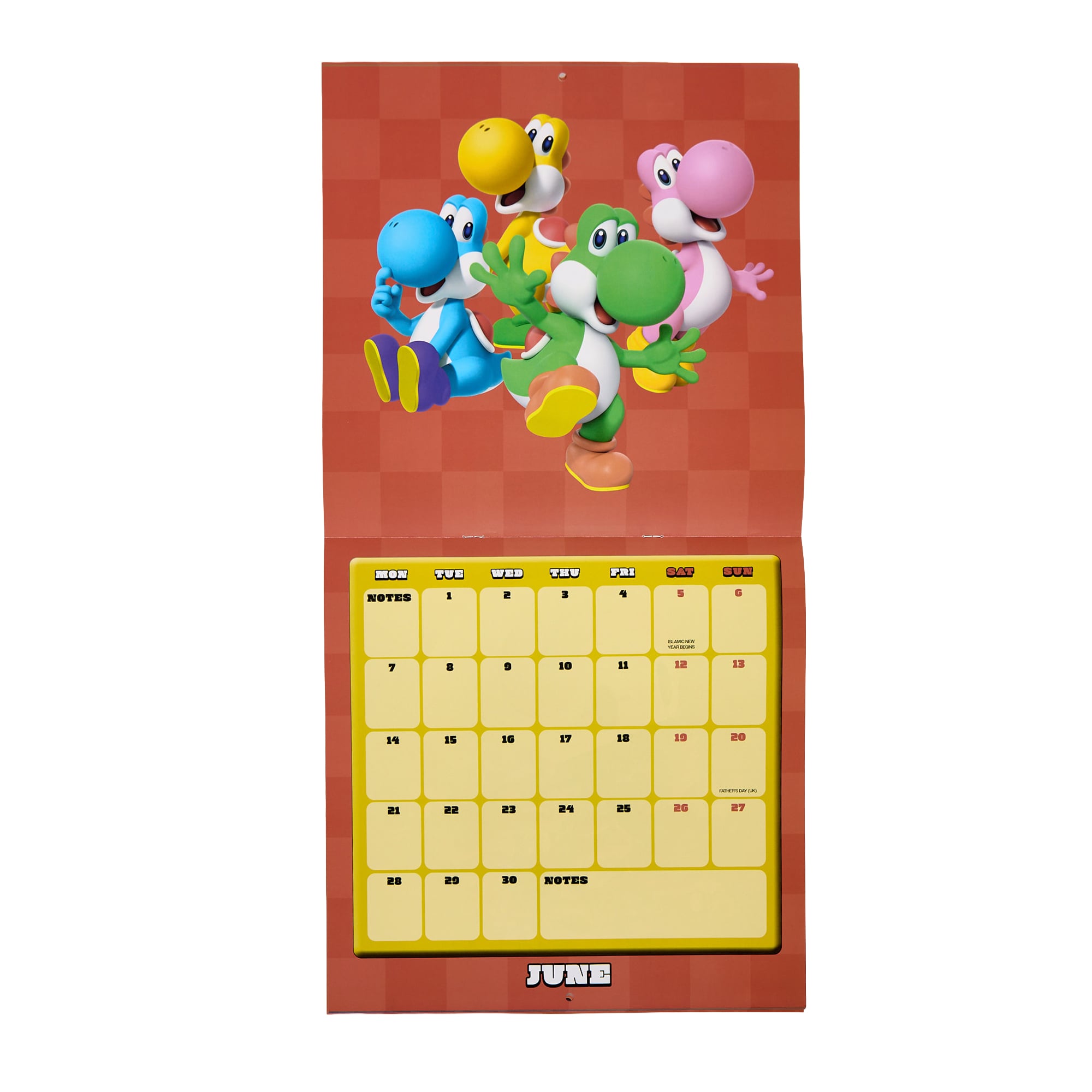 Super Mario 2027 Square Wall Calendar