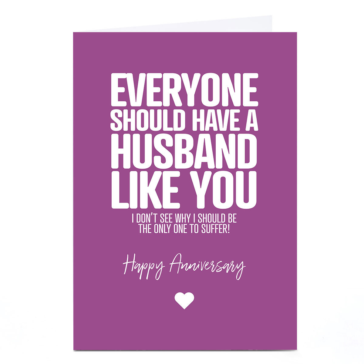 Personalised Punk Cards Anniversary Card - Husband Like You