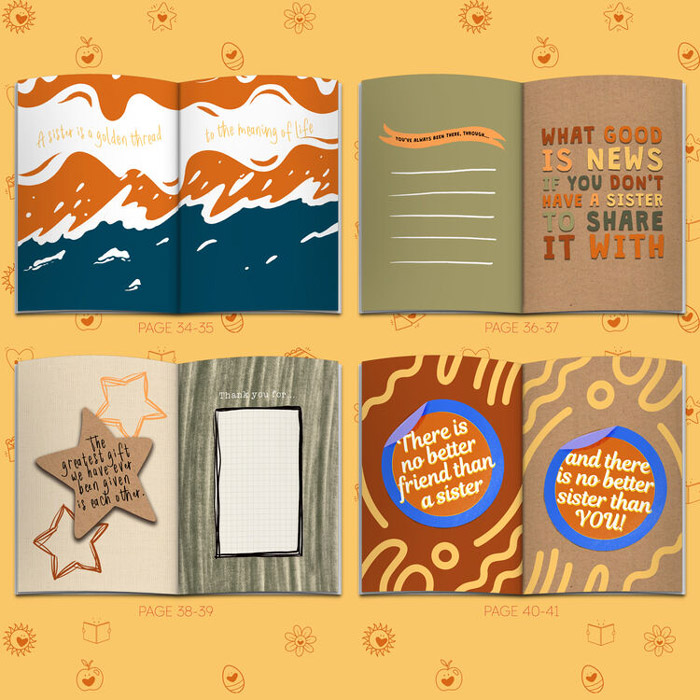 Personalised Fill In With Your Words Book About Friends Softback