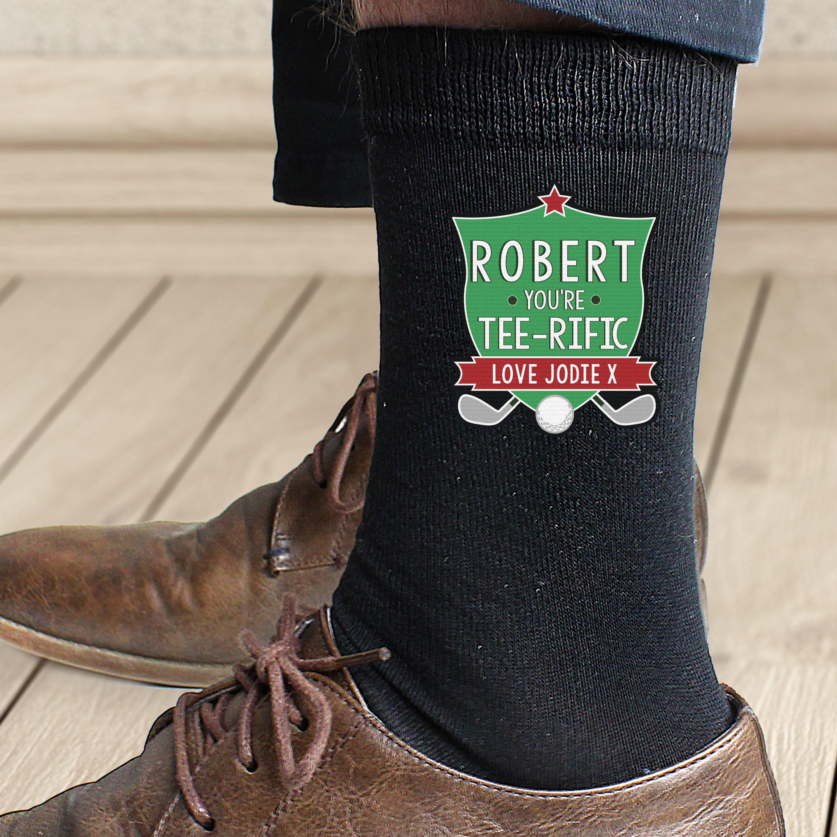 Personalised Tee-Rific Men's Socks