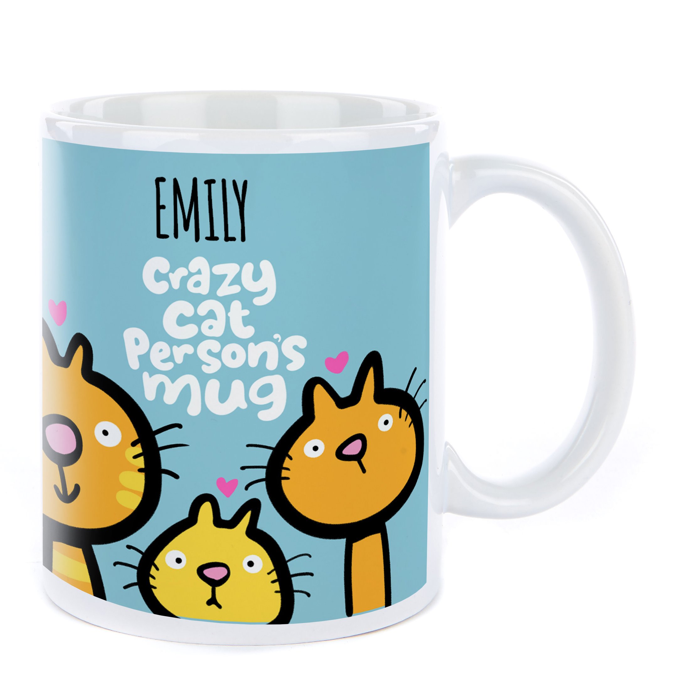 Personalised Fruitloops Mug - Crazy Cat Person
