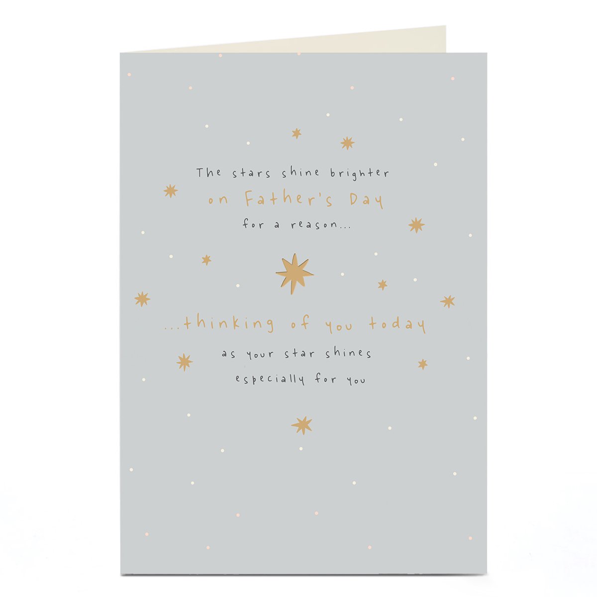 Father's Day Card - The Stars Shine Brighter