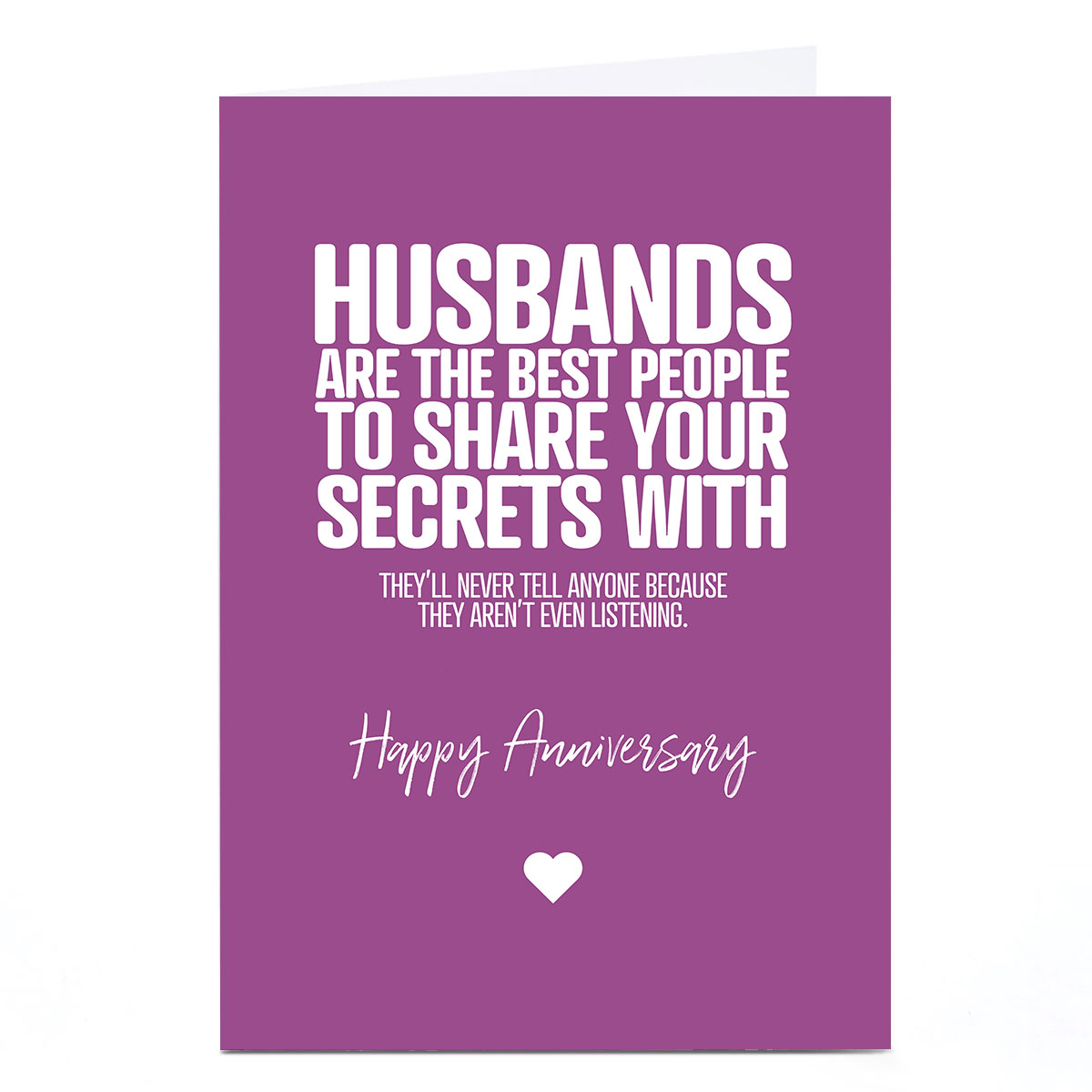 Personalised Punk Anniversary Card - Husband 