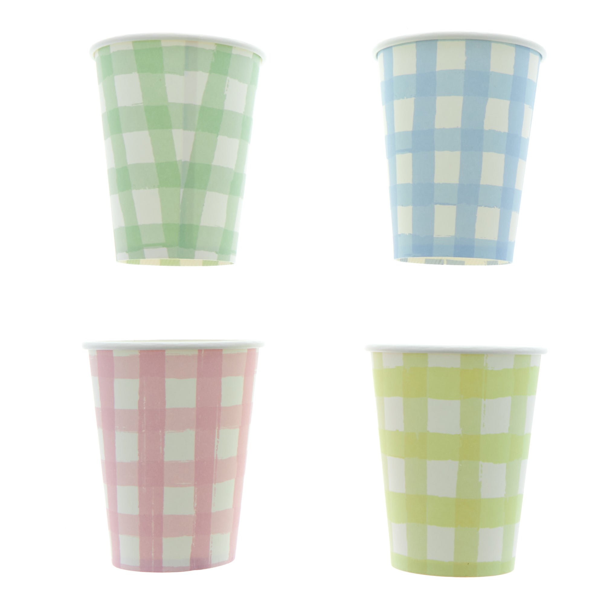 Gingham Picnic Party Tableware & Decorations Bundle - 8 Guests
