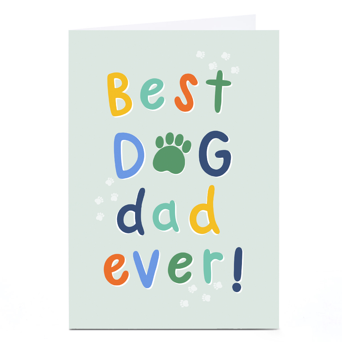 Personalised Jess Moorhouse Father's Day Card - Dog Dad