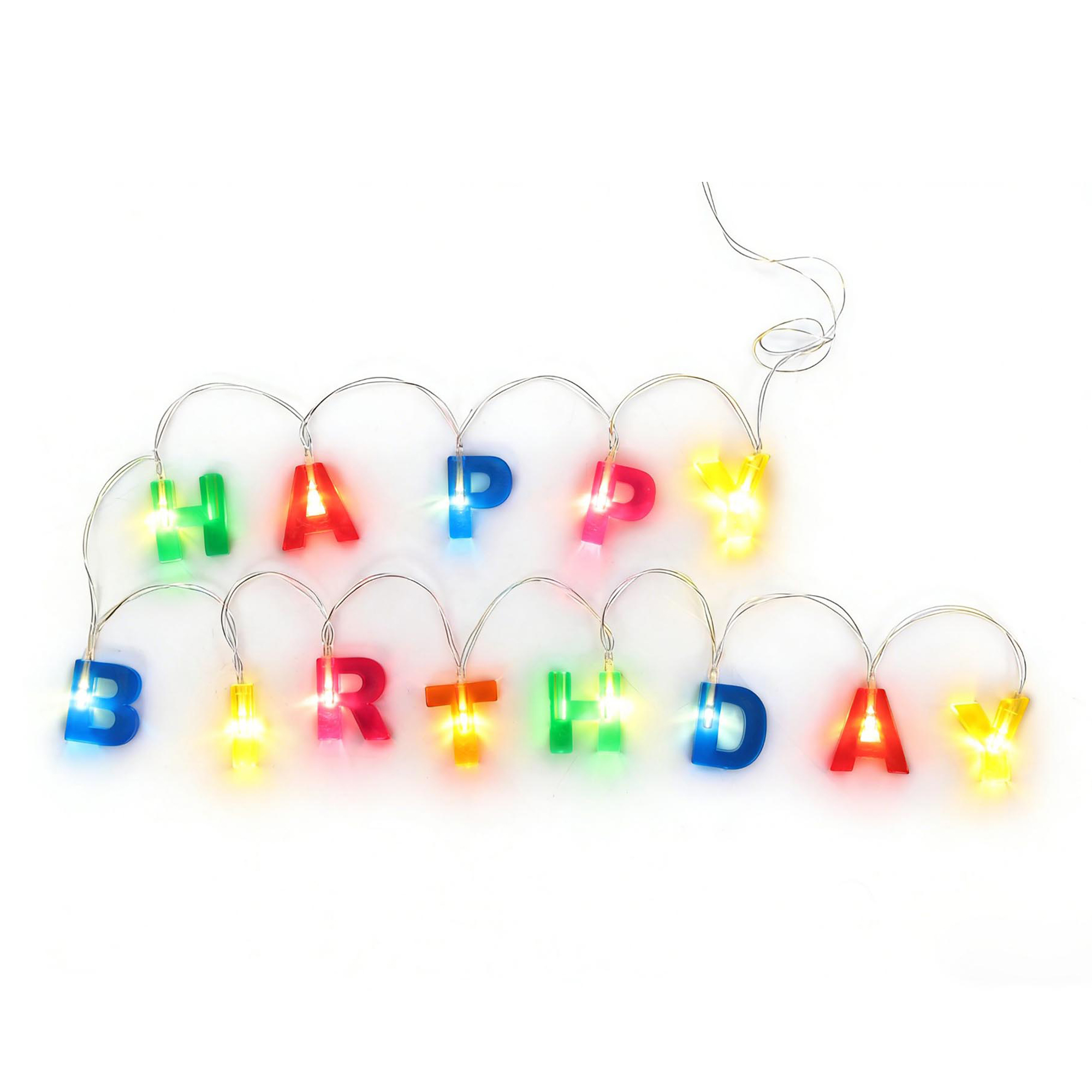 LED Happy Birthday String Lights
