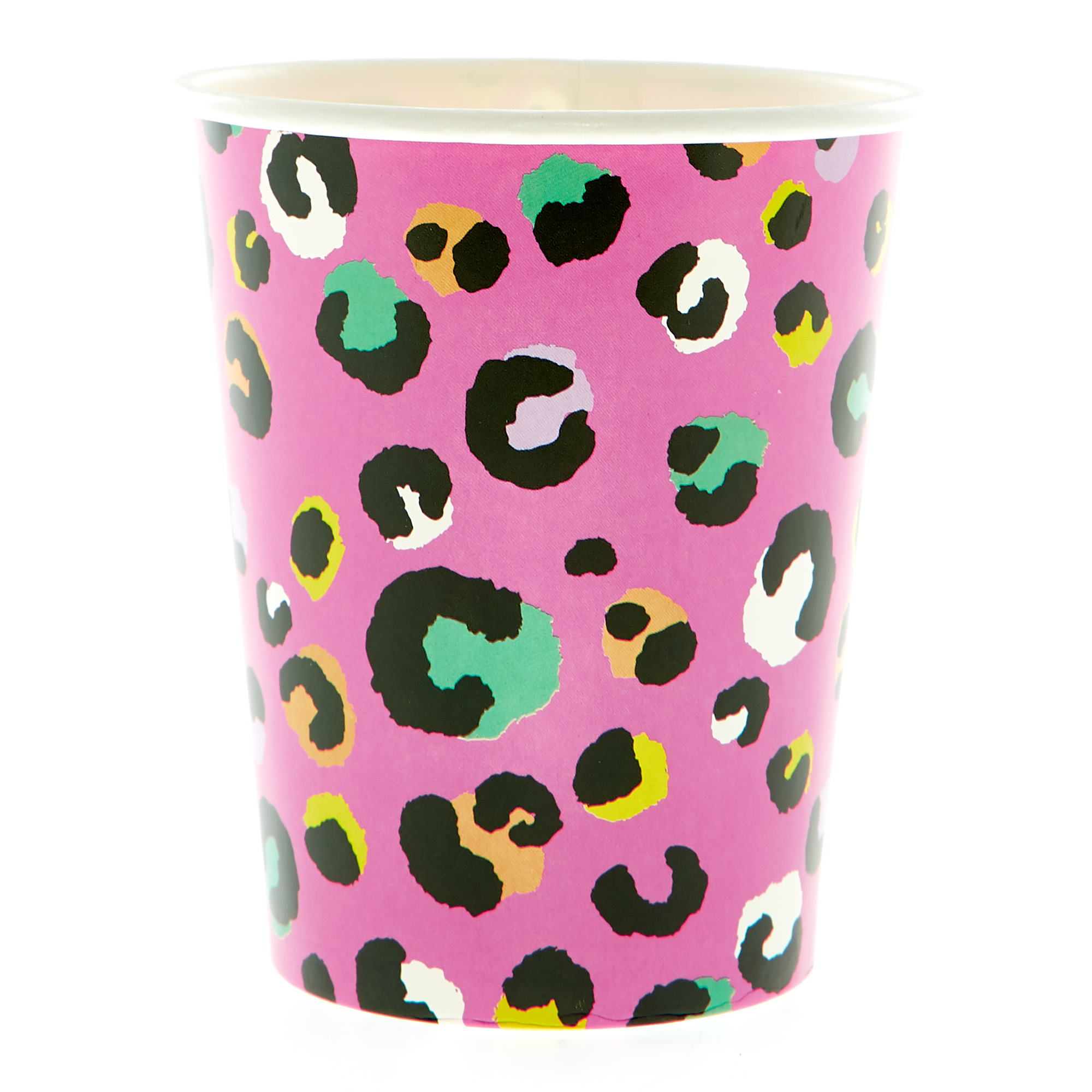 Pink Leopard Print Party Tableware Bundle - 8 Guests