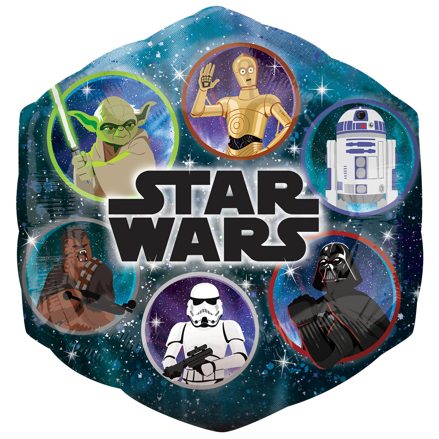 23-Inch Star Wars Galaxy Foil Helium Balloon