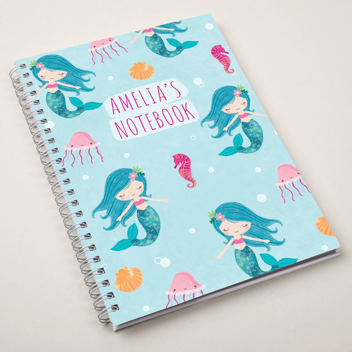 Personalised Notebook - Mermaid