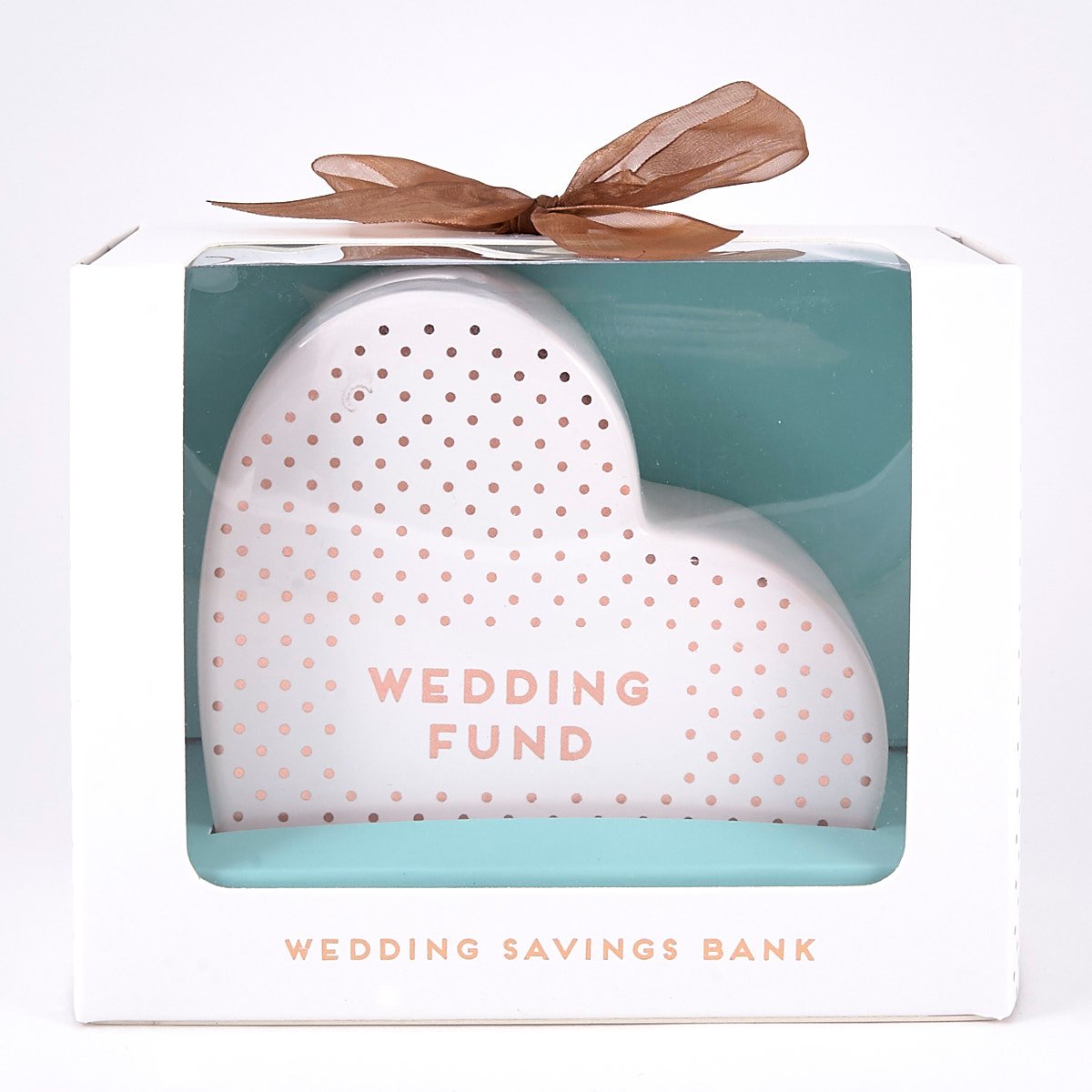 Wedding Fund' Money Box Heart