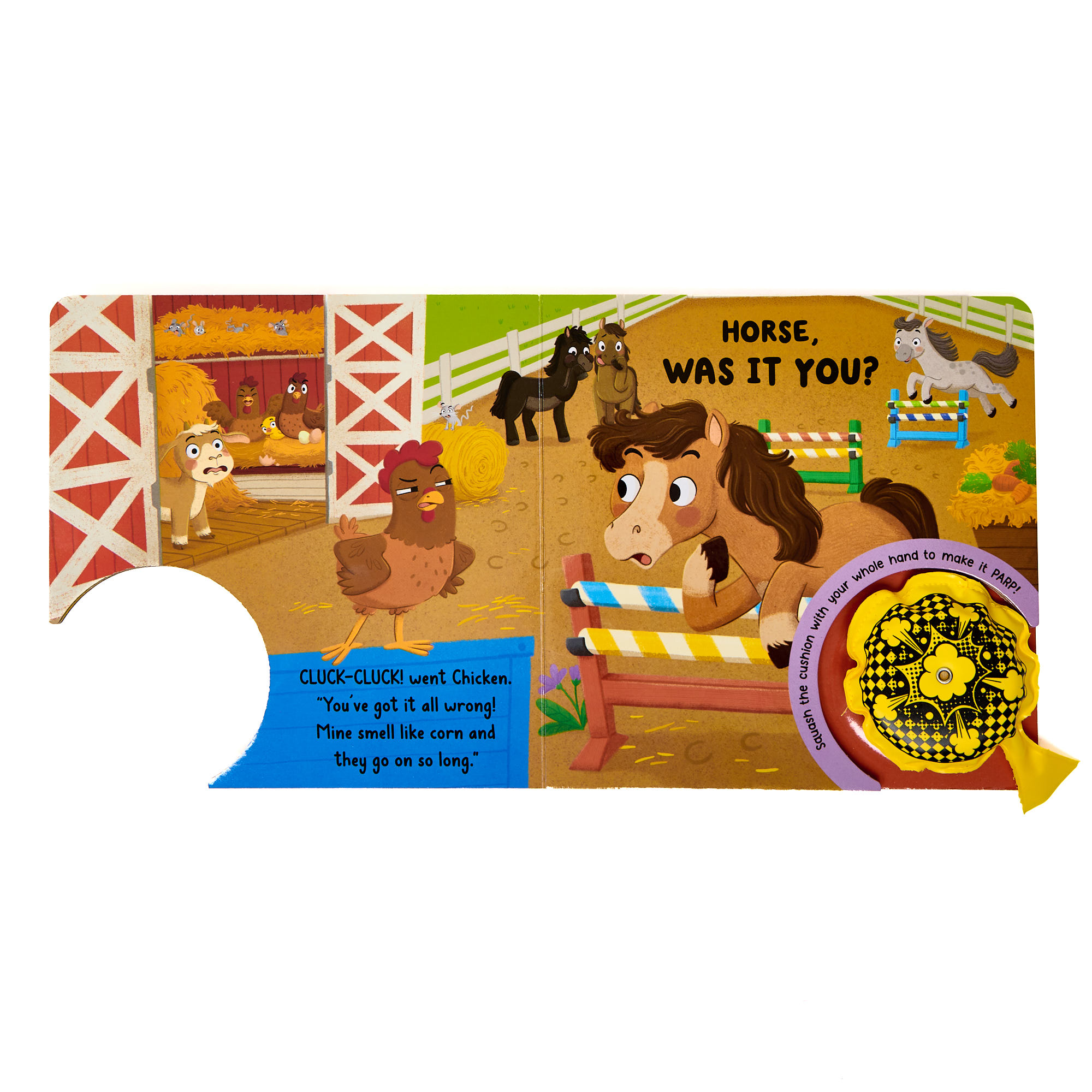 Was It You? On The Farm Interactive Book