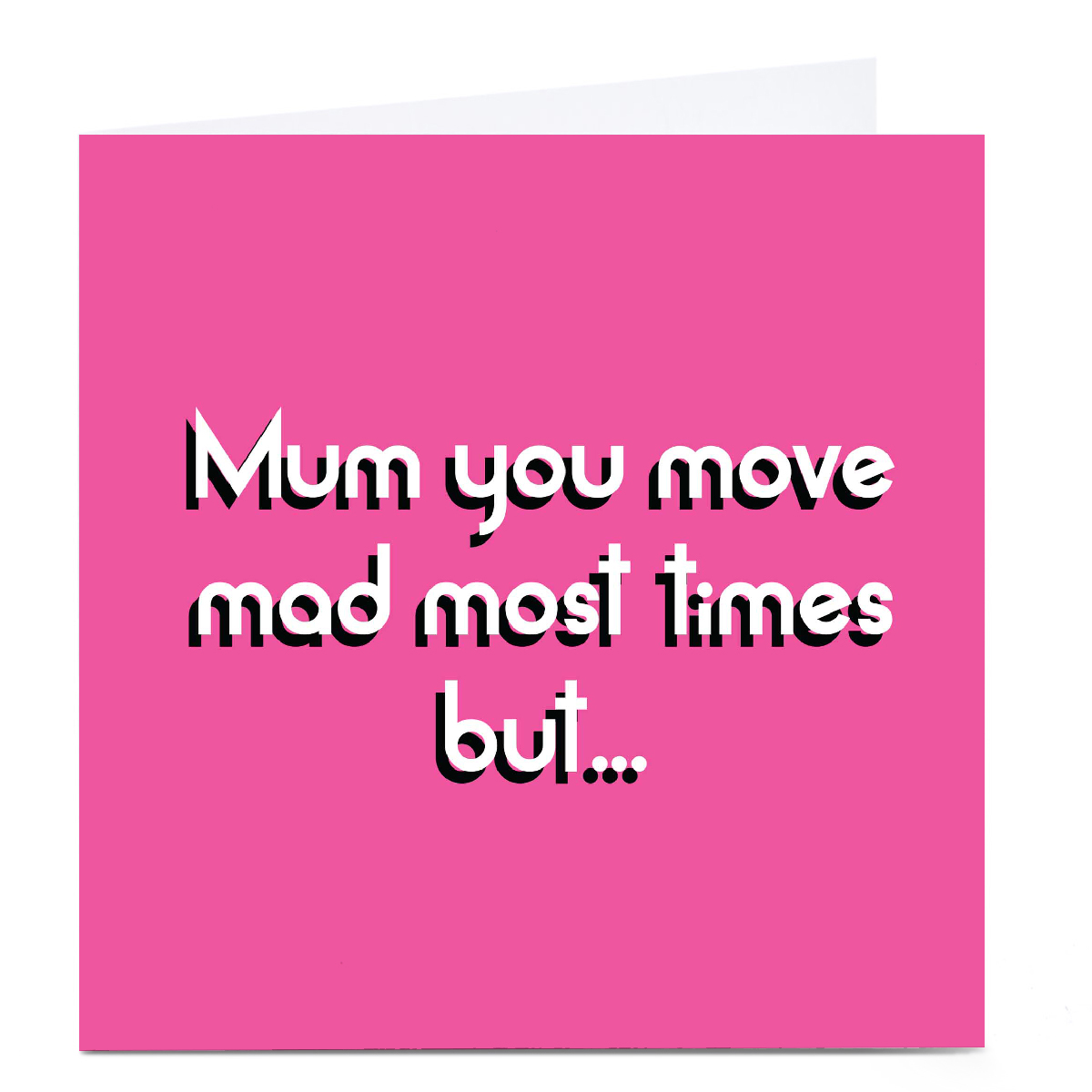 Personalised Streetgreets Mother's Day Card - Mum Mad Most Times
