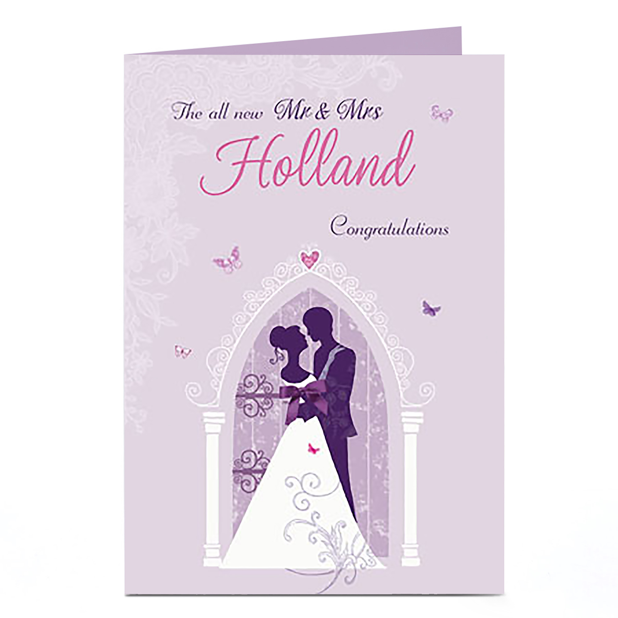 Personalised Wedding Card - All New Mr & Mrs