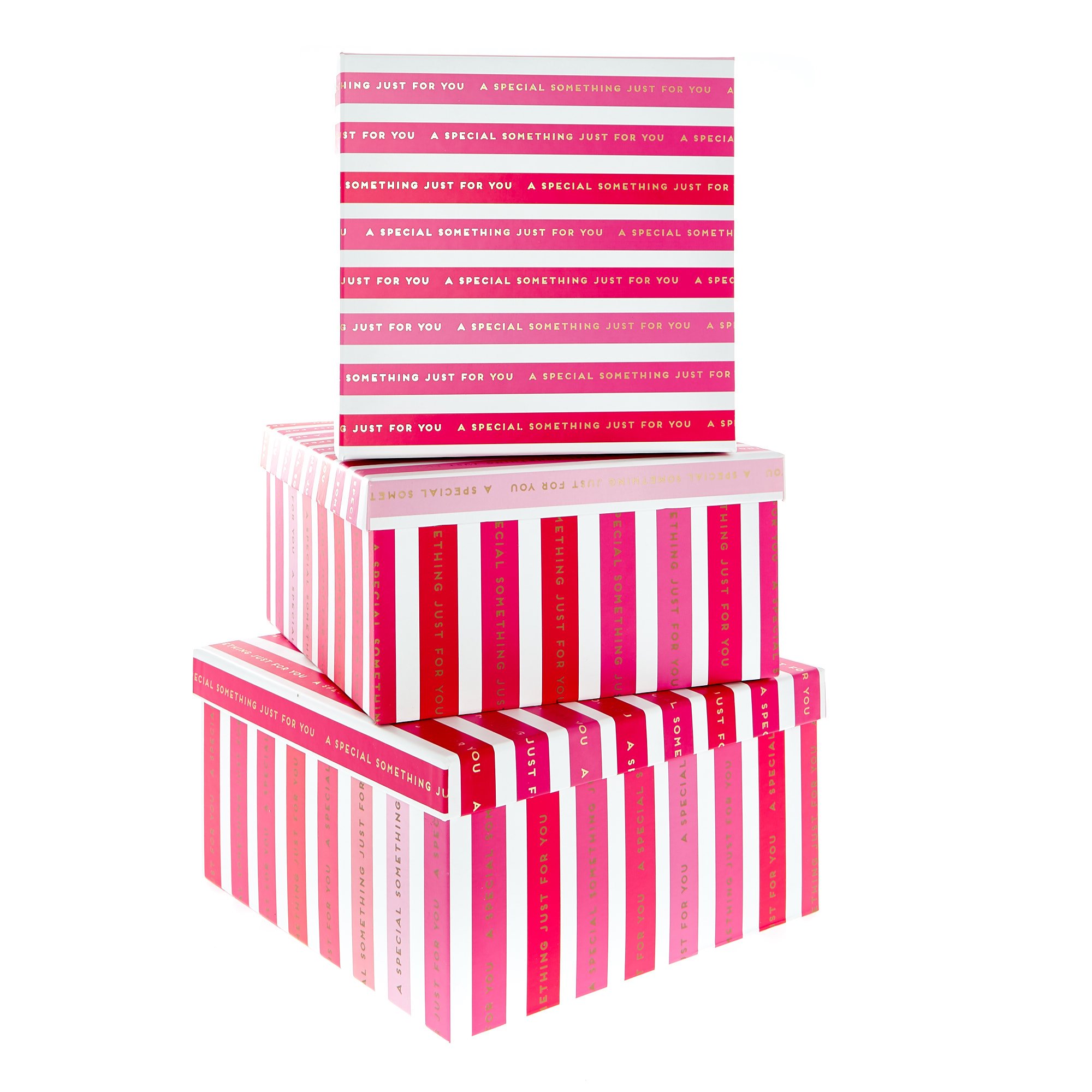 Pink Something Special Gift Boxes - Set Of 3