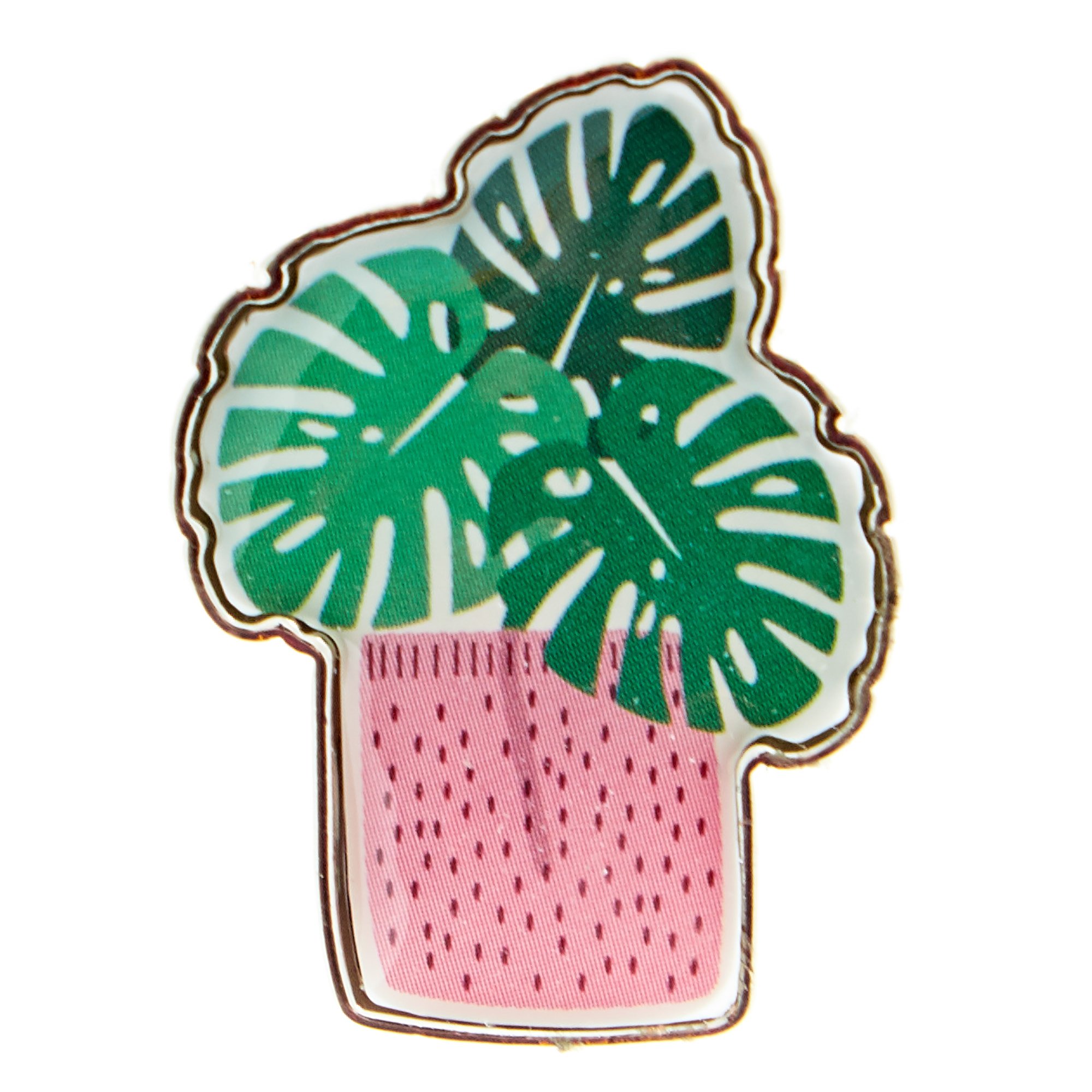 Crazy Plant Lady Pin Badge