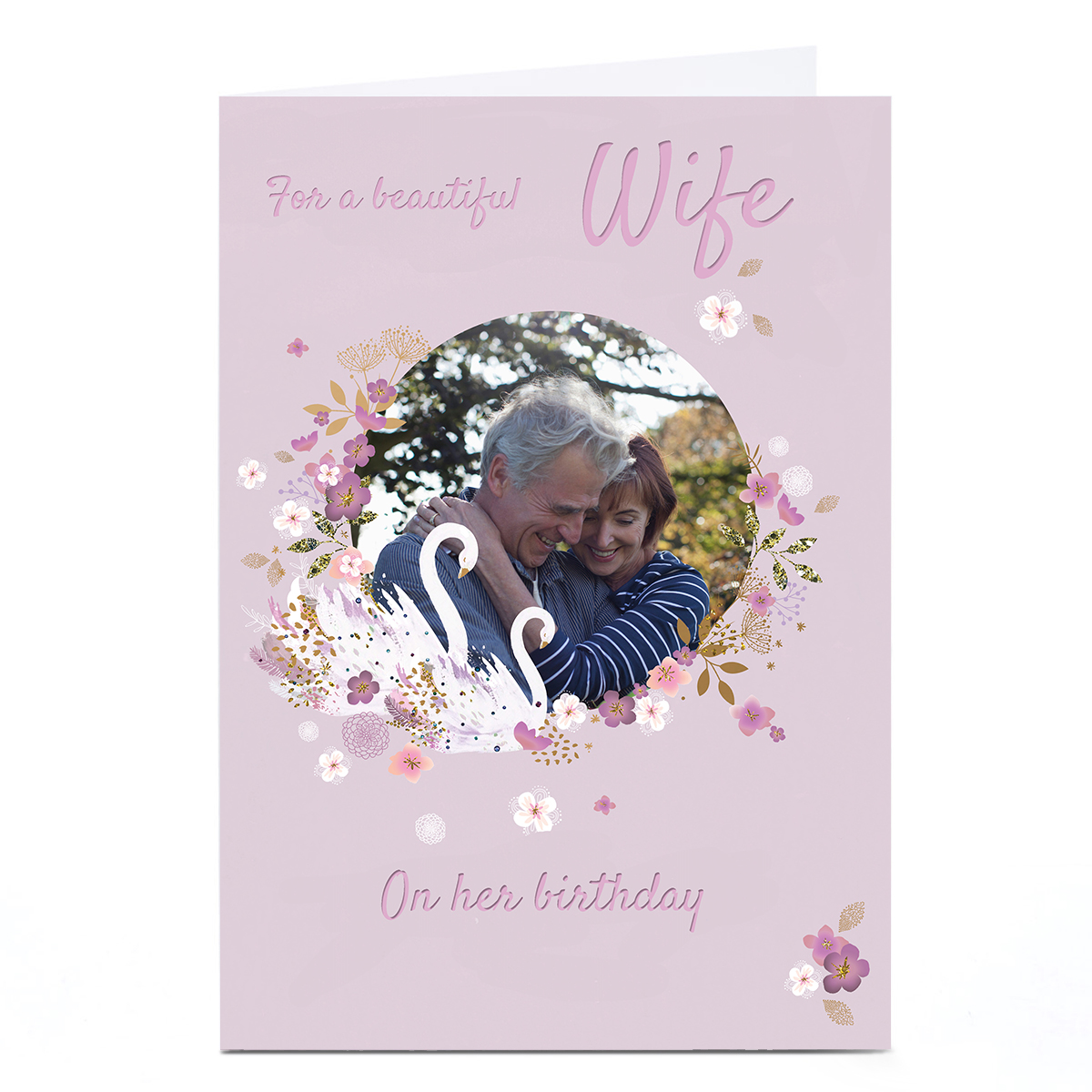 Personalised Kerry Spurling Photo Card - Beautiful Wife