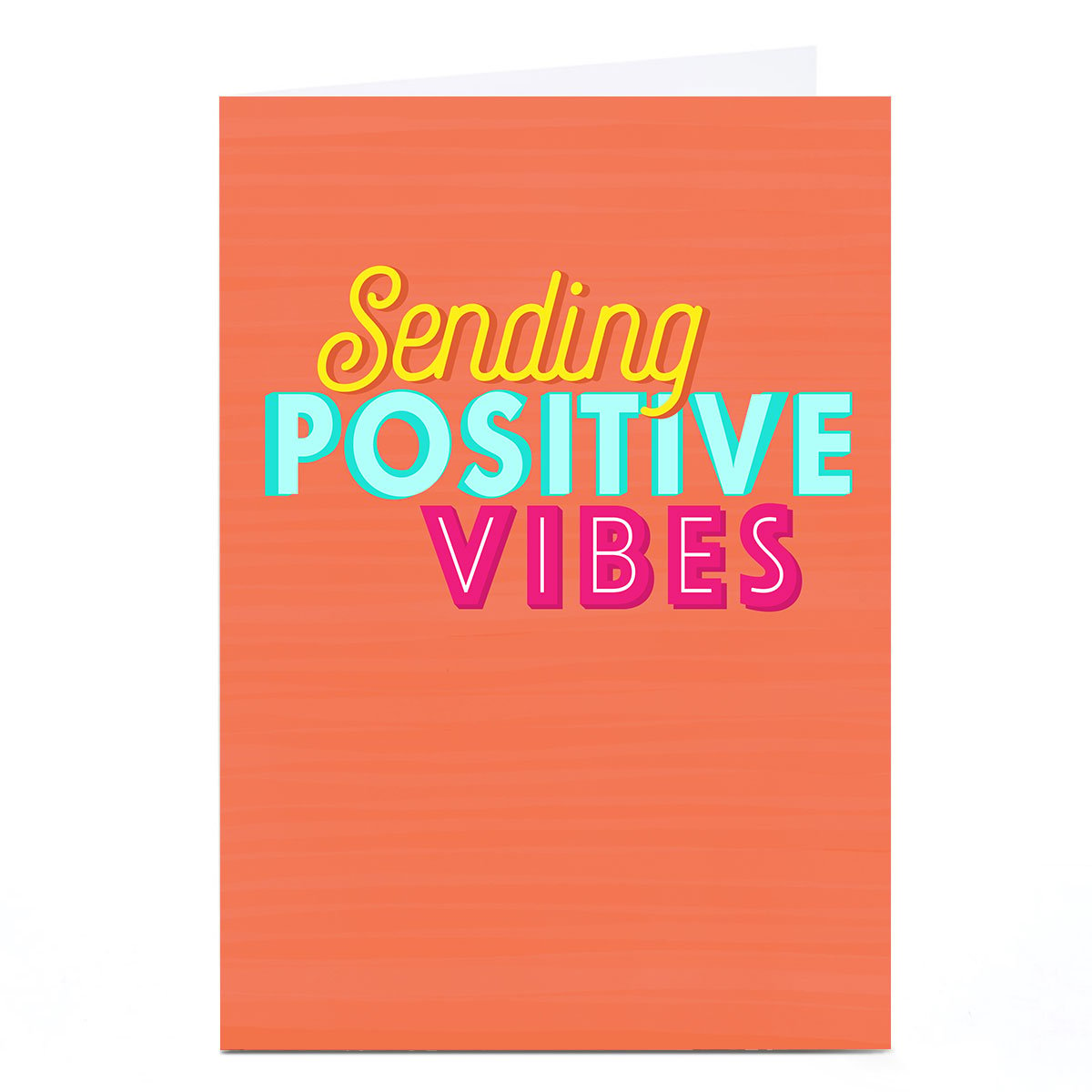 Personalised Card - Sending Positive Vibes