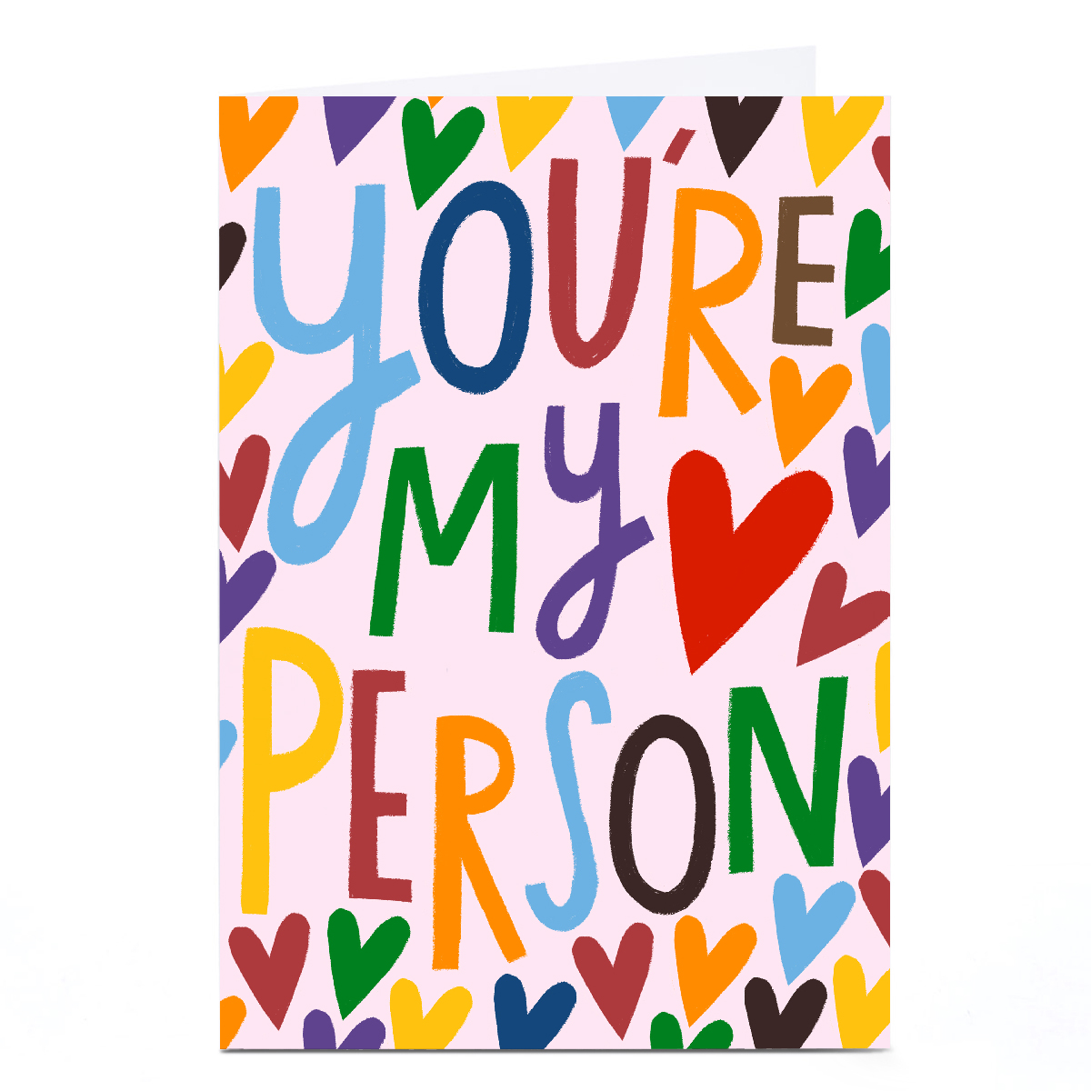 Personalised Stevie Studio Card - You're My Person