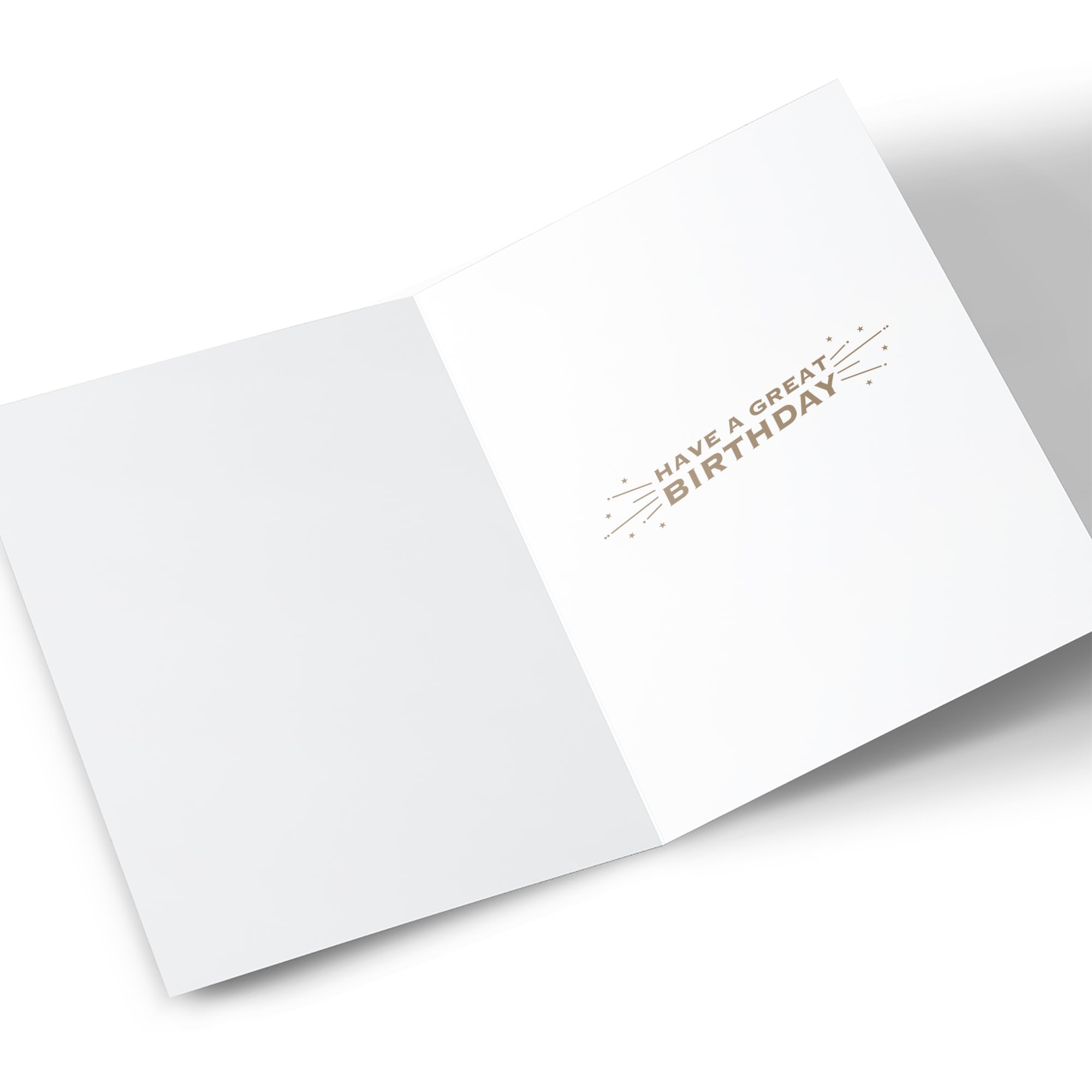 Birthday Card - Gold Bold Best Day Ever, Uncle