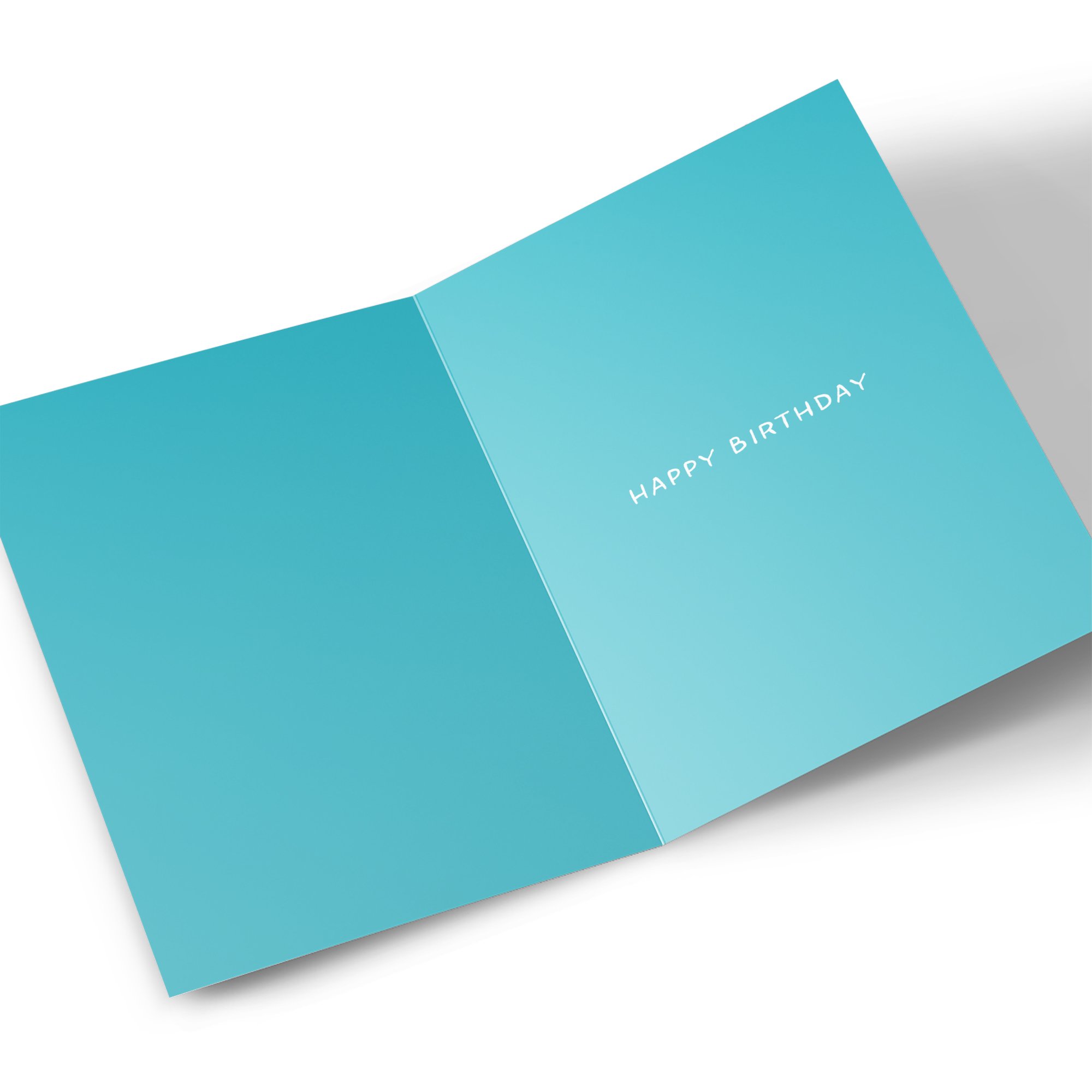 60th Birthday Card - Jazzy Blue Explosion