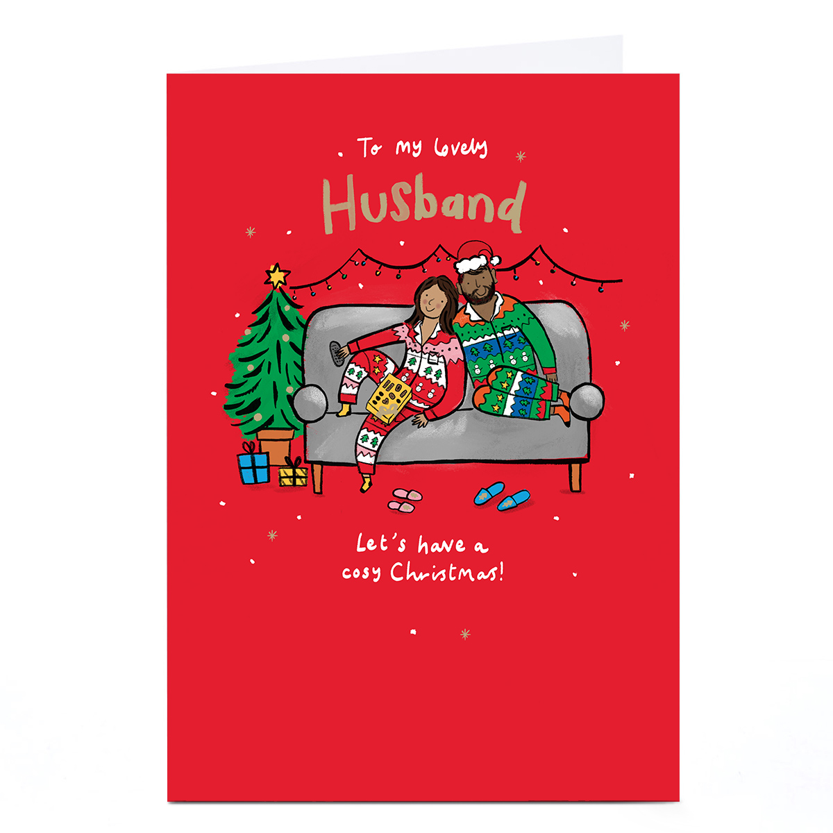 Christmas Card - Cosy Christmas, Husband