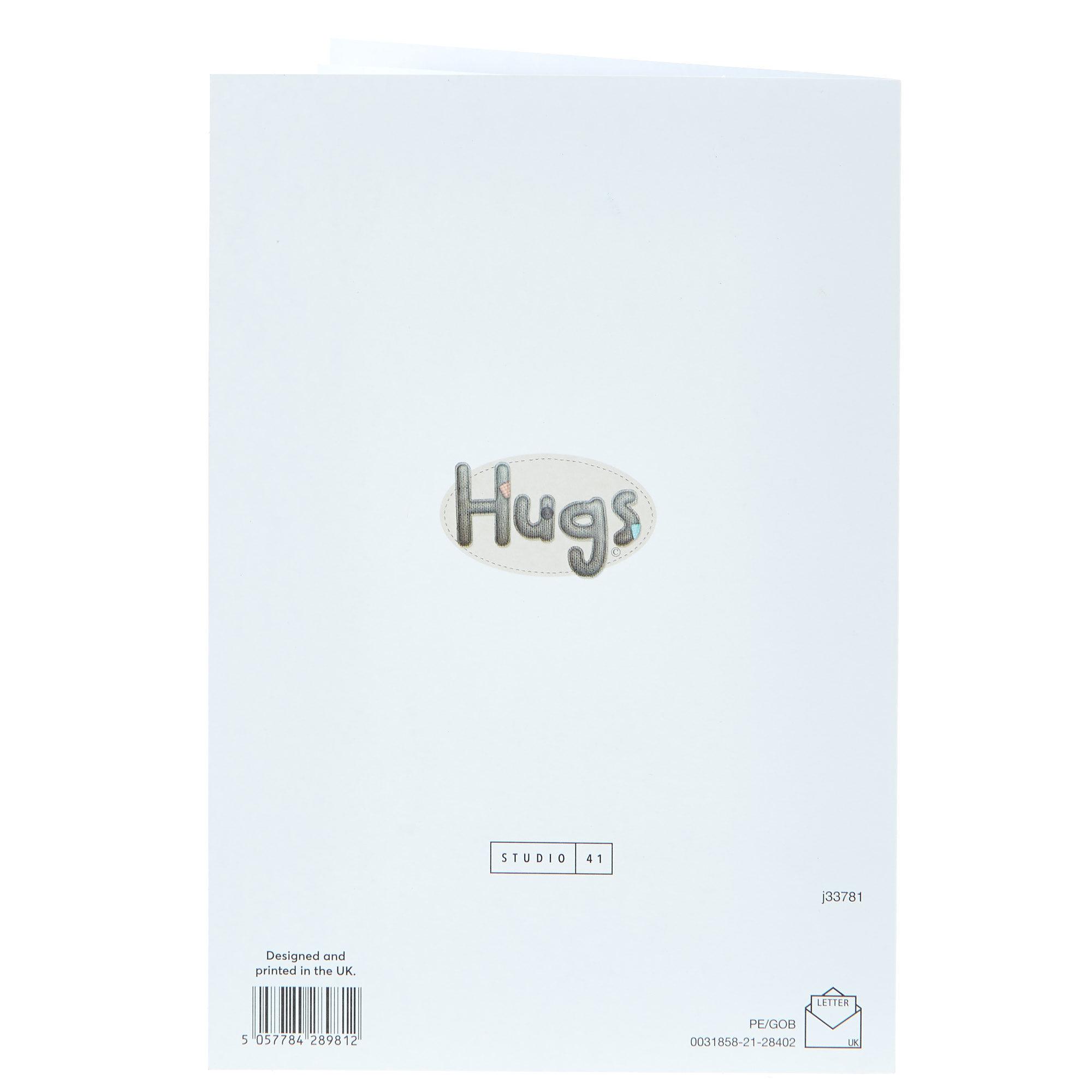 Hugs Bear 60th Birthday Card - Silver 