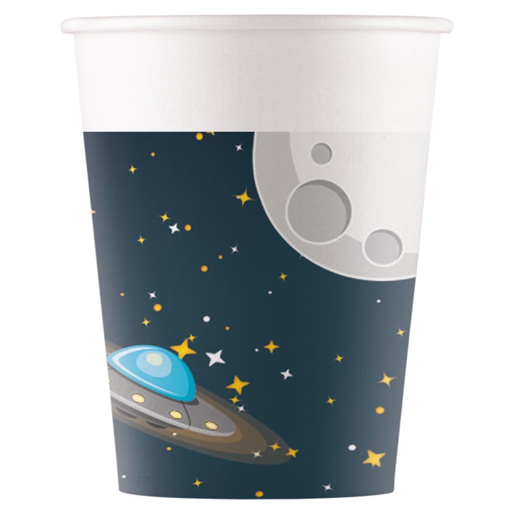 Rocket Space Party Tableware & Decorations Bundle - 16 Guests