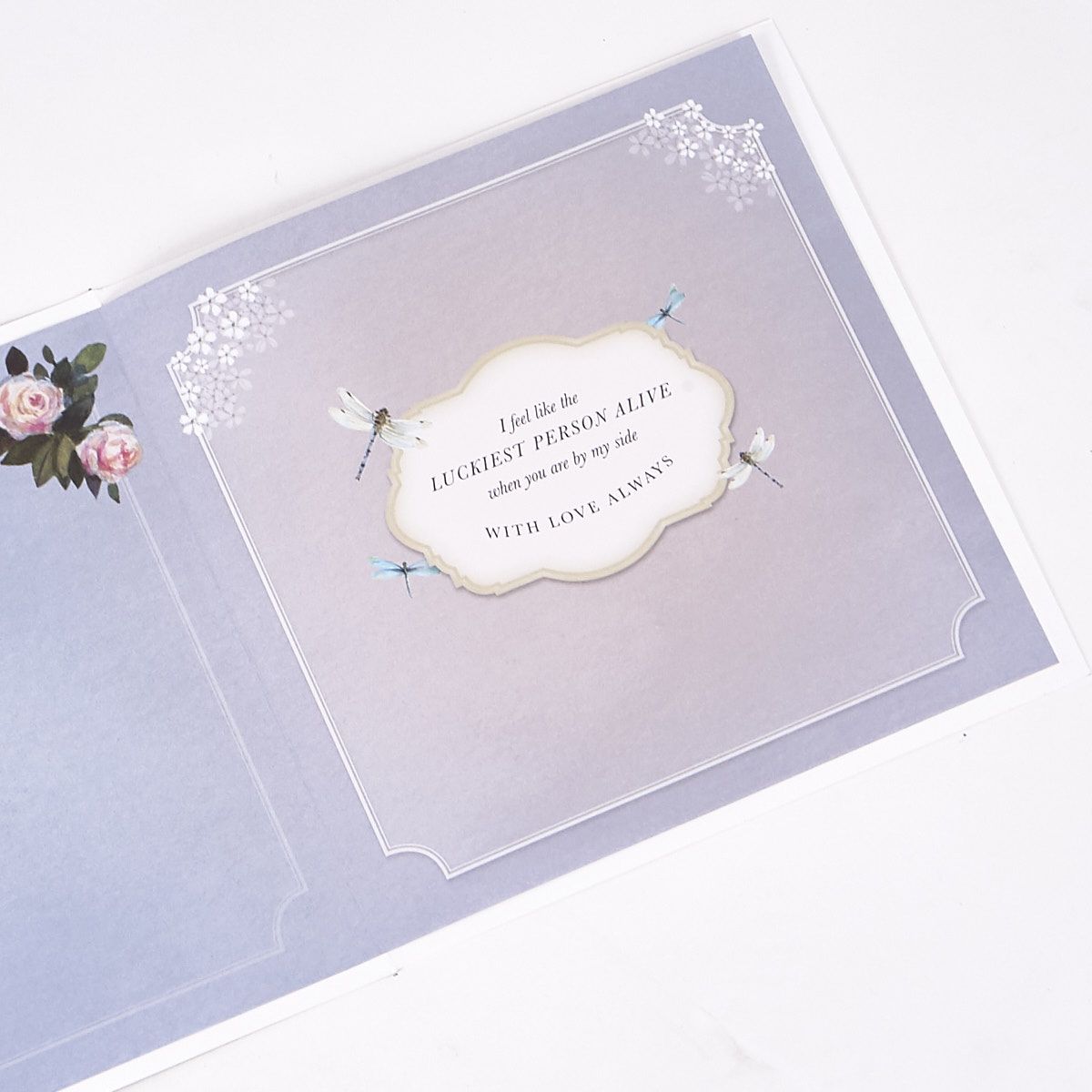 Valentine's Day Card - Exquisite Collection Wife Swans